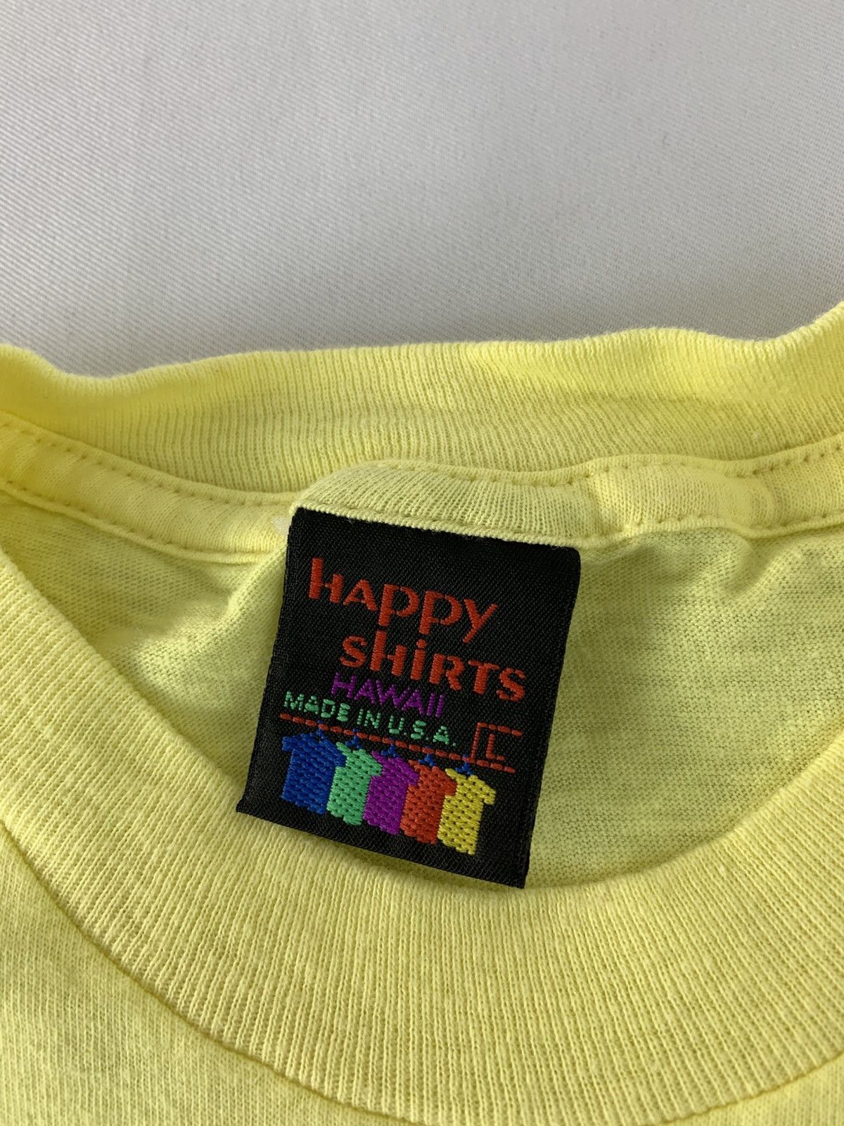 Vintage 90s Happy Shirt Hula Champ Hawaii Sourvenir Printed Tee Size US XS / EU 42 / 0 - 5 Thumbnail