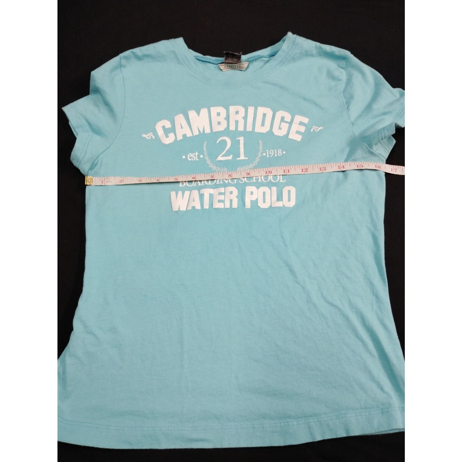 Maurice Lacroix Cambridge Water Polo Graphic Tee - Light Blue Size L / US 10 / IT 46 - 5 Thumbnail