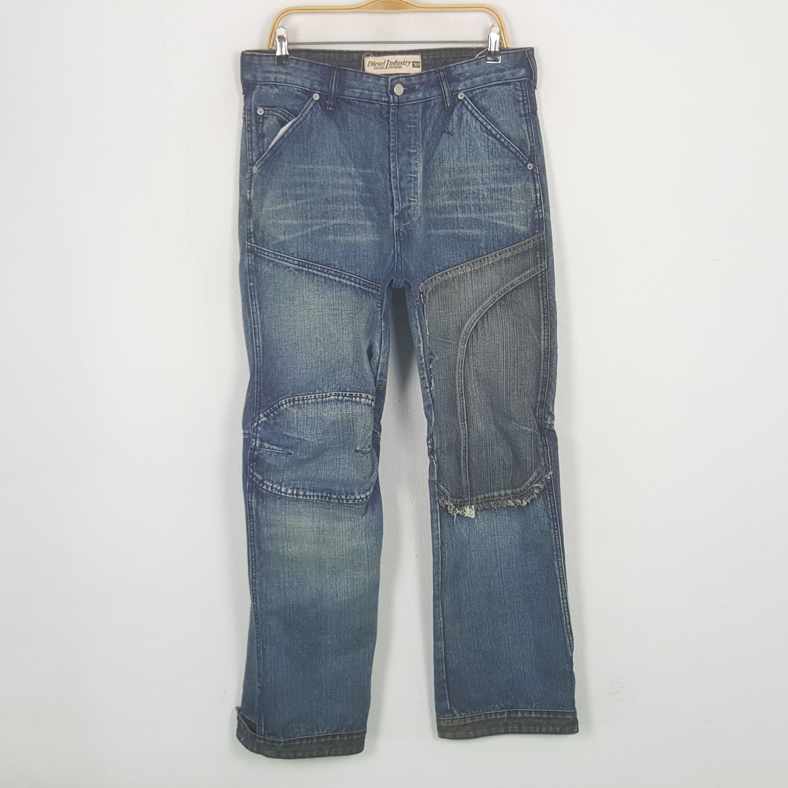 Diesel Vintage Diesel Industry Punk Denim Jeans Size US 34 / EU 50 - 1 Thumbnail