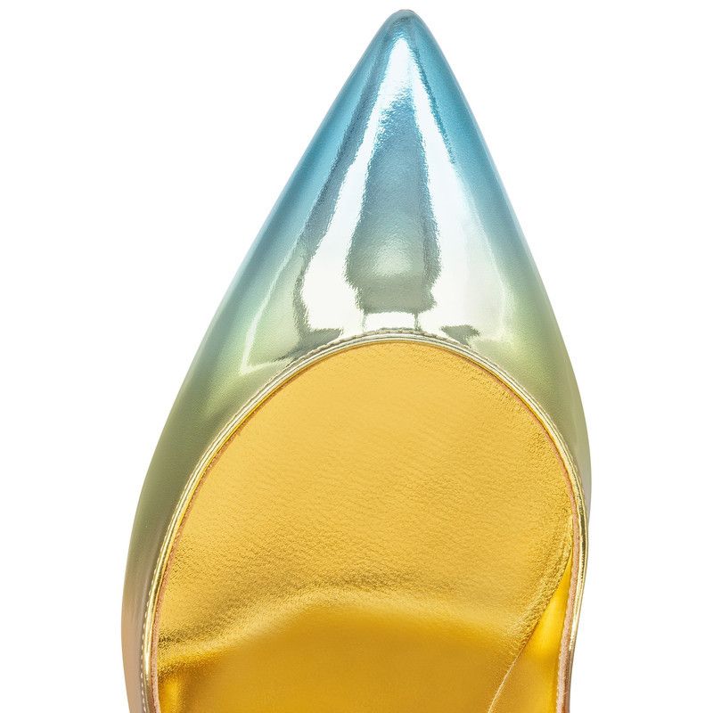 Christian Louboutin os11x0526 Hot Chick Specchio Leather 100mm Pumps Multicolor Size US 9 / IT 39 - 5 Thumbnail