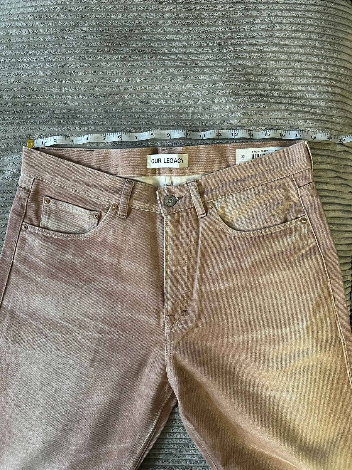 Our Legacy Our Legacy Third Cut Jeans in Pink Size US 33 - 4 Thumbnail