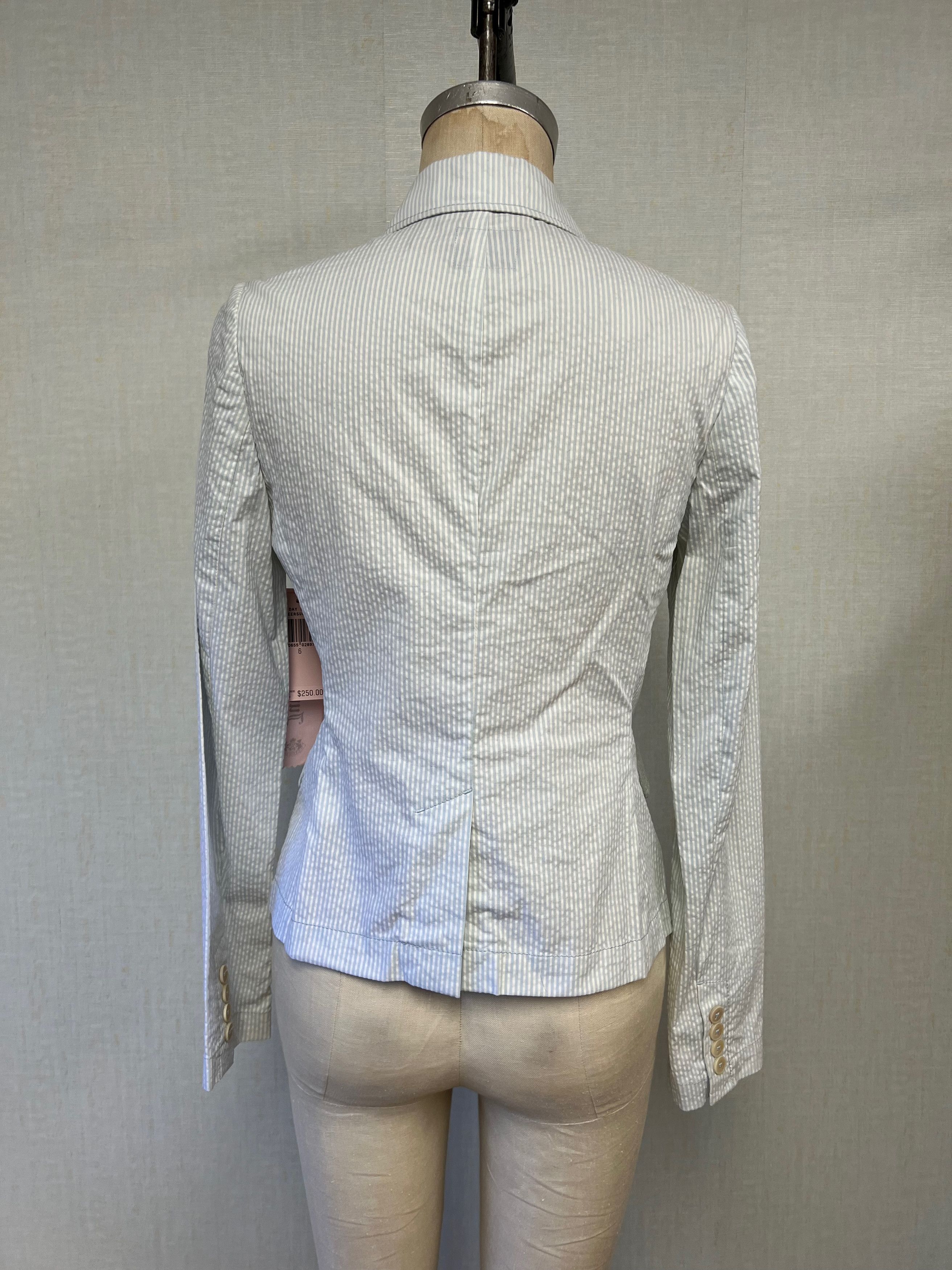 Juicy Couture NWT 2000s Juicy Couture Seersucker Jacket Blazer size 6 Size M / US 6-8 / IT 42-44 - 4 Thumbnail