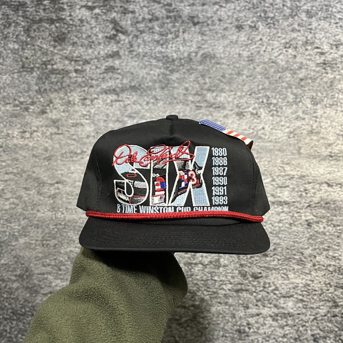 NASCAR Vintage 90s Dale Earnhardt Winston Cup Champion Snapback Hat Size ONE SIZE - 1 Thumbnail