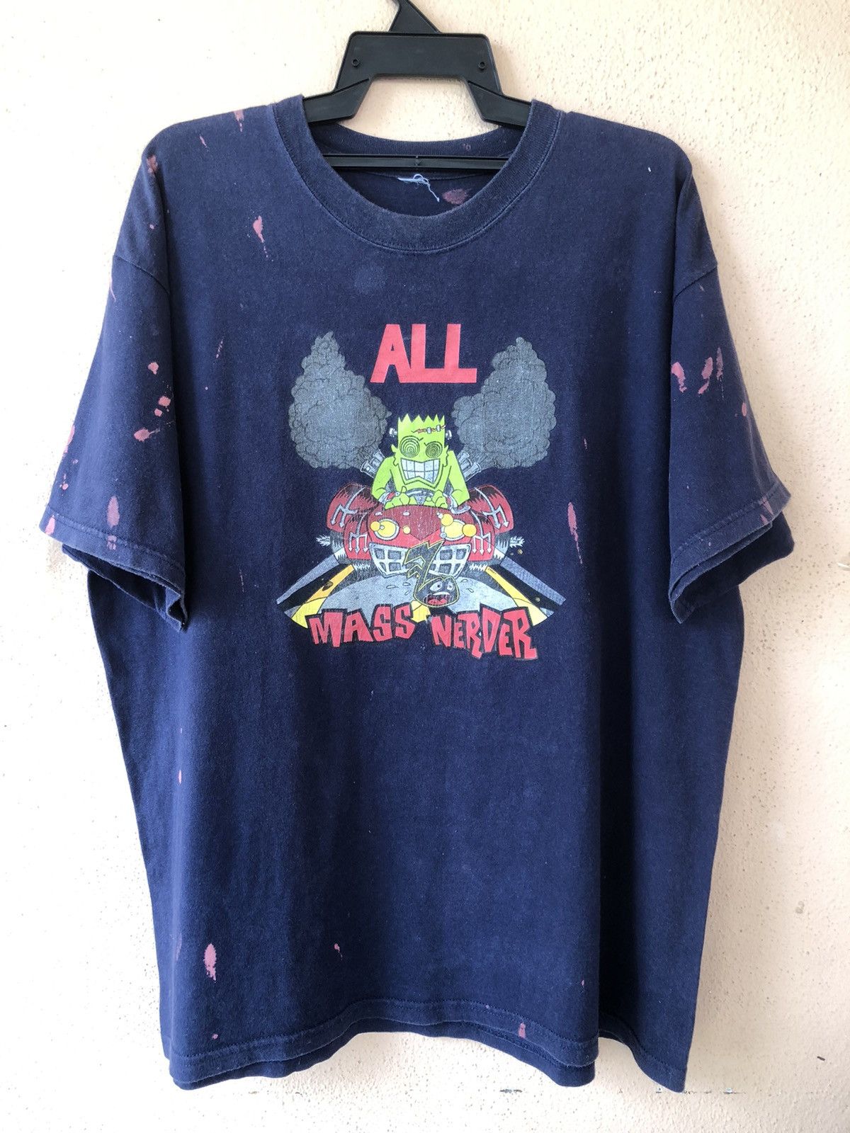 Vintage ALL Mass Nerder American Punk Rock Tee