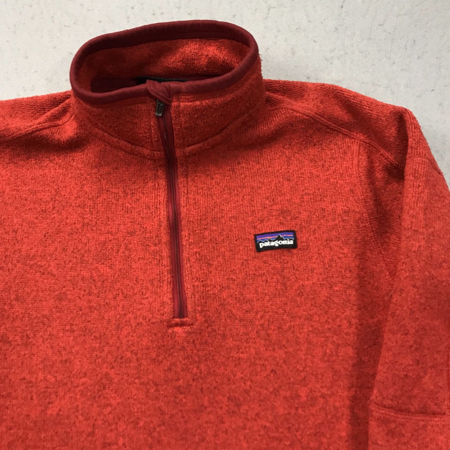 Patagonia Patagonia Better Sweater Womens Small Red 1/4 Zip Pullover Jacket Outdoor Fleece Size S / US 4 / IT 40 - 2 Thumbnail