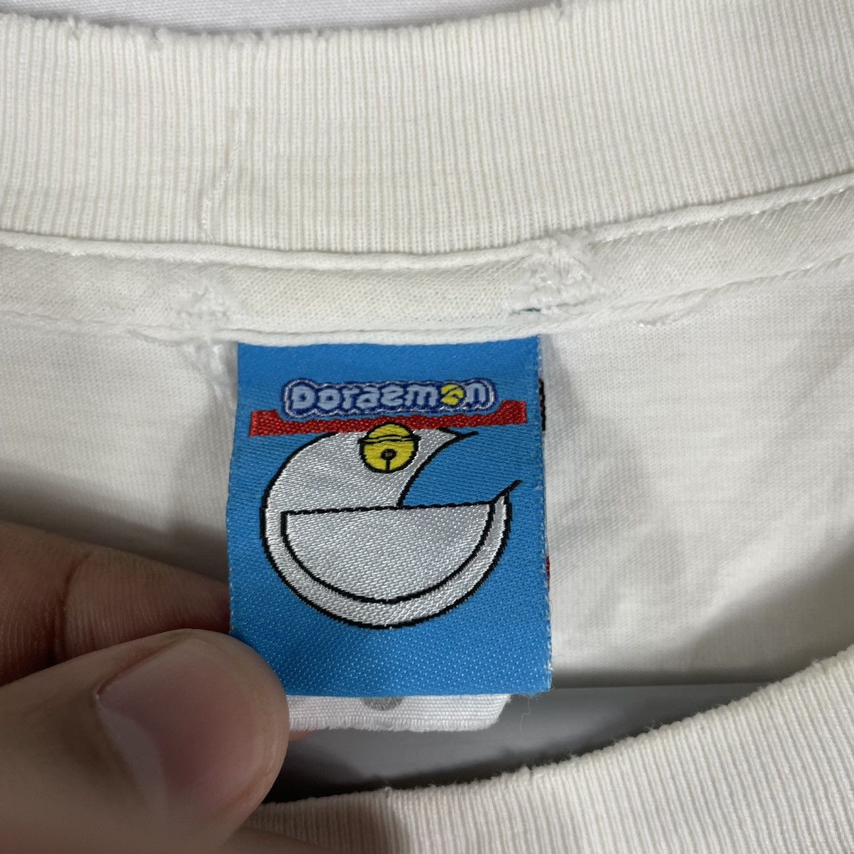 Anime × Vintage 🔥Trash🔥Distress🔥Doraemon Giant Character Big Print Promo Tee Size US L / EU 52-54 / 3 - 14 Thumbnail