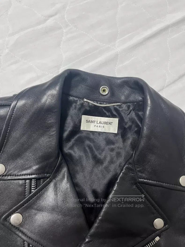 Saint Laurent Paris Saint Laurent Paris Classic Motorcycle Leather Jacket Size US M / EU 48-50 / 2 - 3 Thumbnail