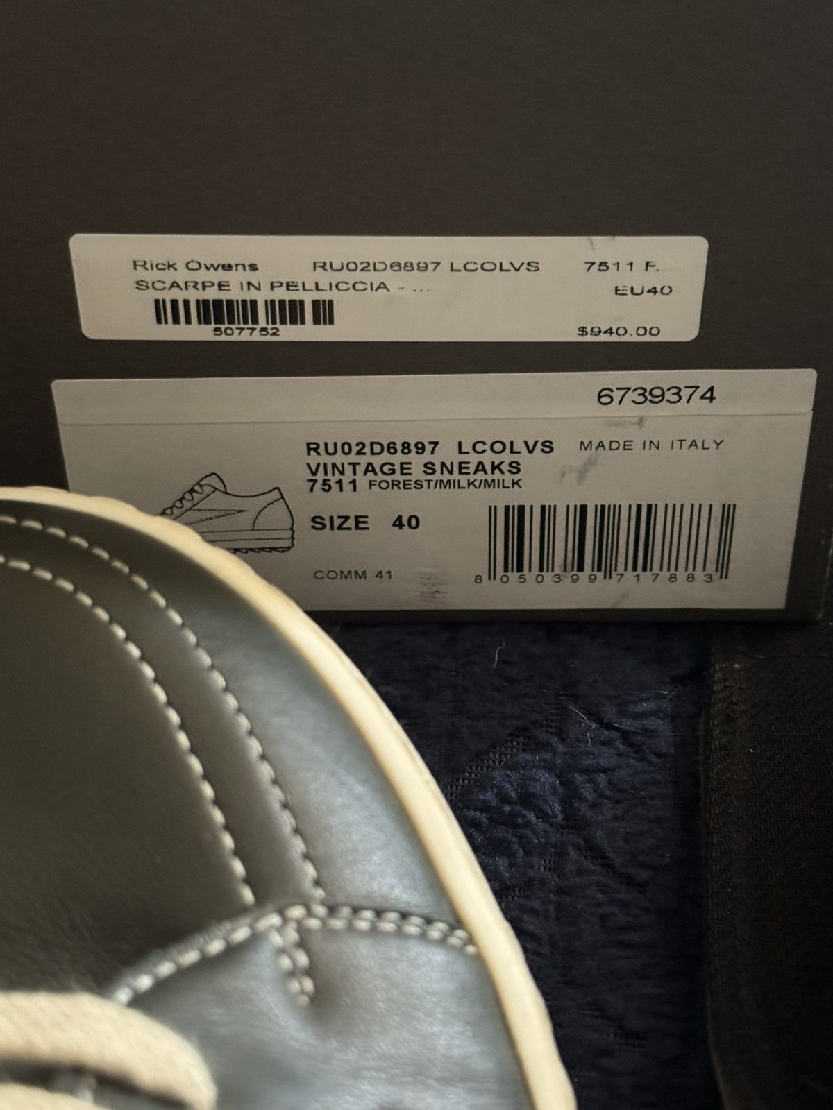 Rick Owens Rick Owen’s Strobe Size US 7 / EU 40 - 6 Thumbnail