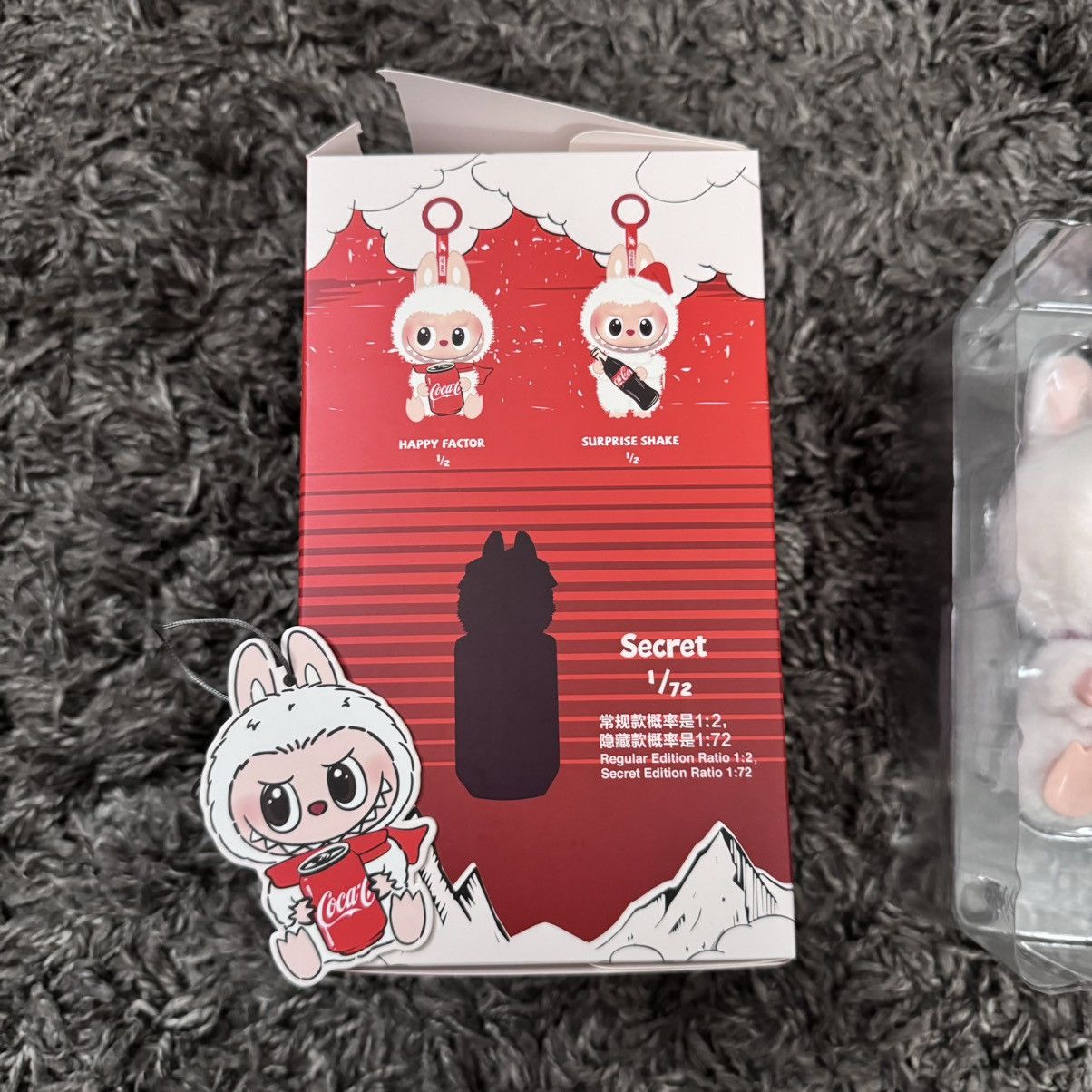 【正規品購入証明有⭕️】コーラ HAPPY FACTOR LABUBU ラブブ POPMART ラブブ LABUBU コカ・コーラ シリーズ ぬいぐるみ 2点