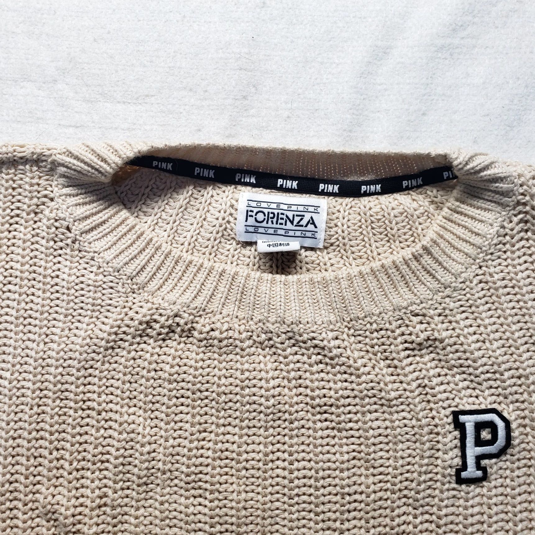 Vintage VINTAGE Forenza Sweater Women L Brown Cable-Knit Pullover Love 90s (if applicable) Mens Womens? Size L / US 10 / IT 46 - 2 Thumbnail
