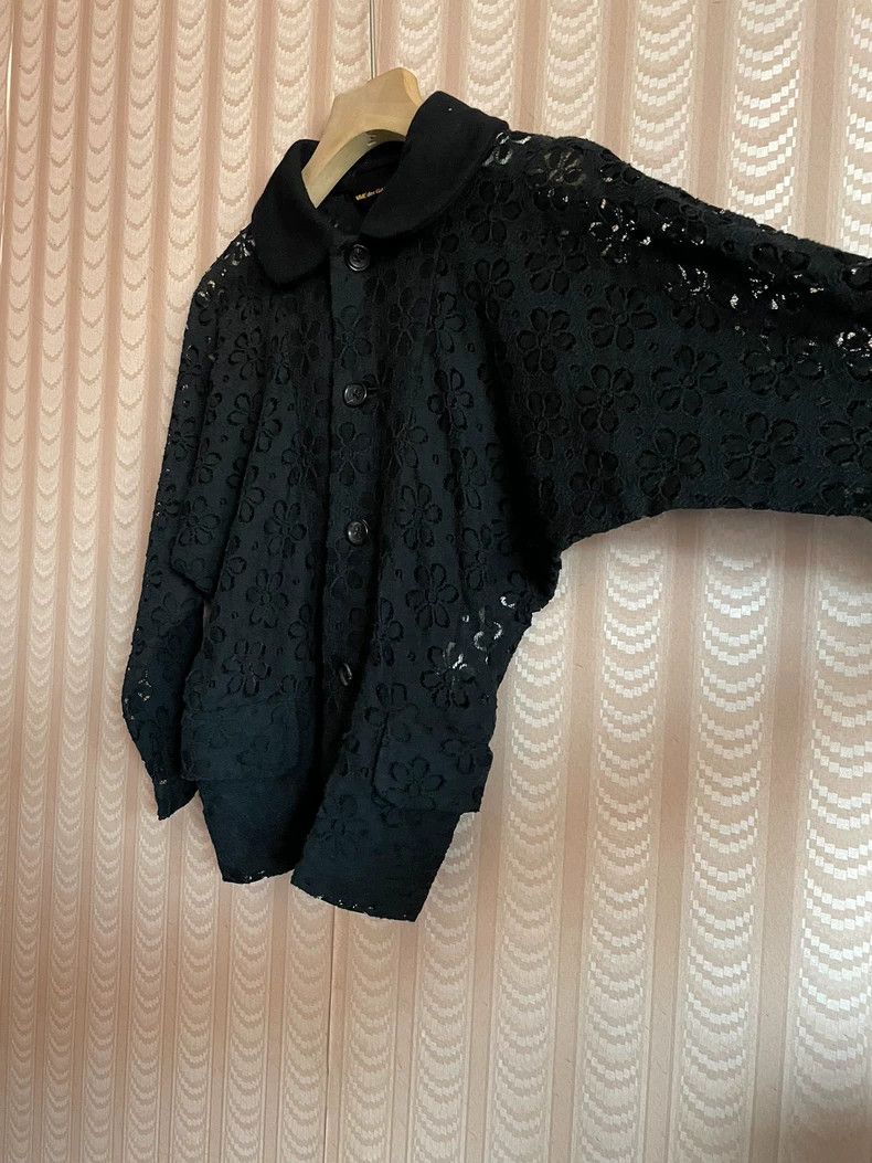 Comme Des Garcons Black Women's Cutout Jacket Lace Jacket