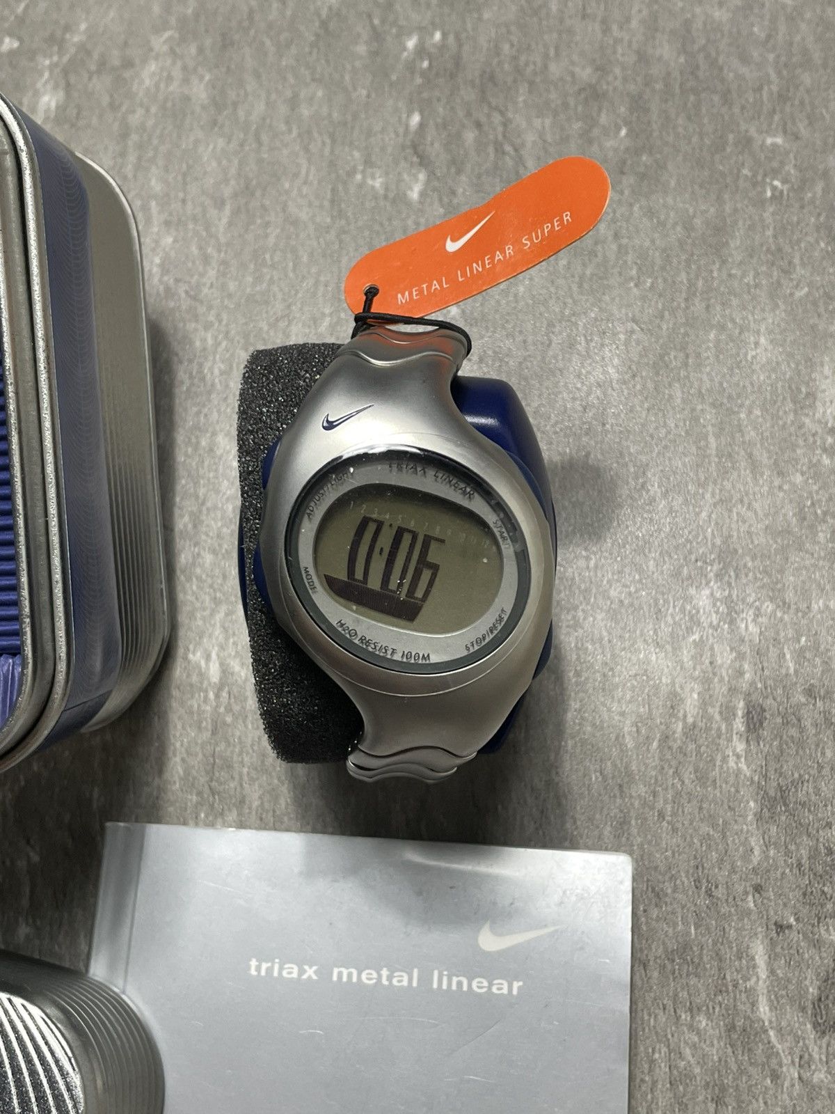 Nike Nike Triax 2001 Liner Digital Metal Watch Steel Y2k RARE Size ONE SIZE - 2 Thumbnail