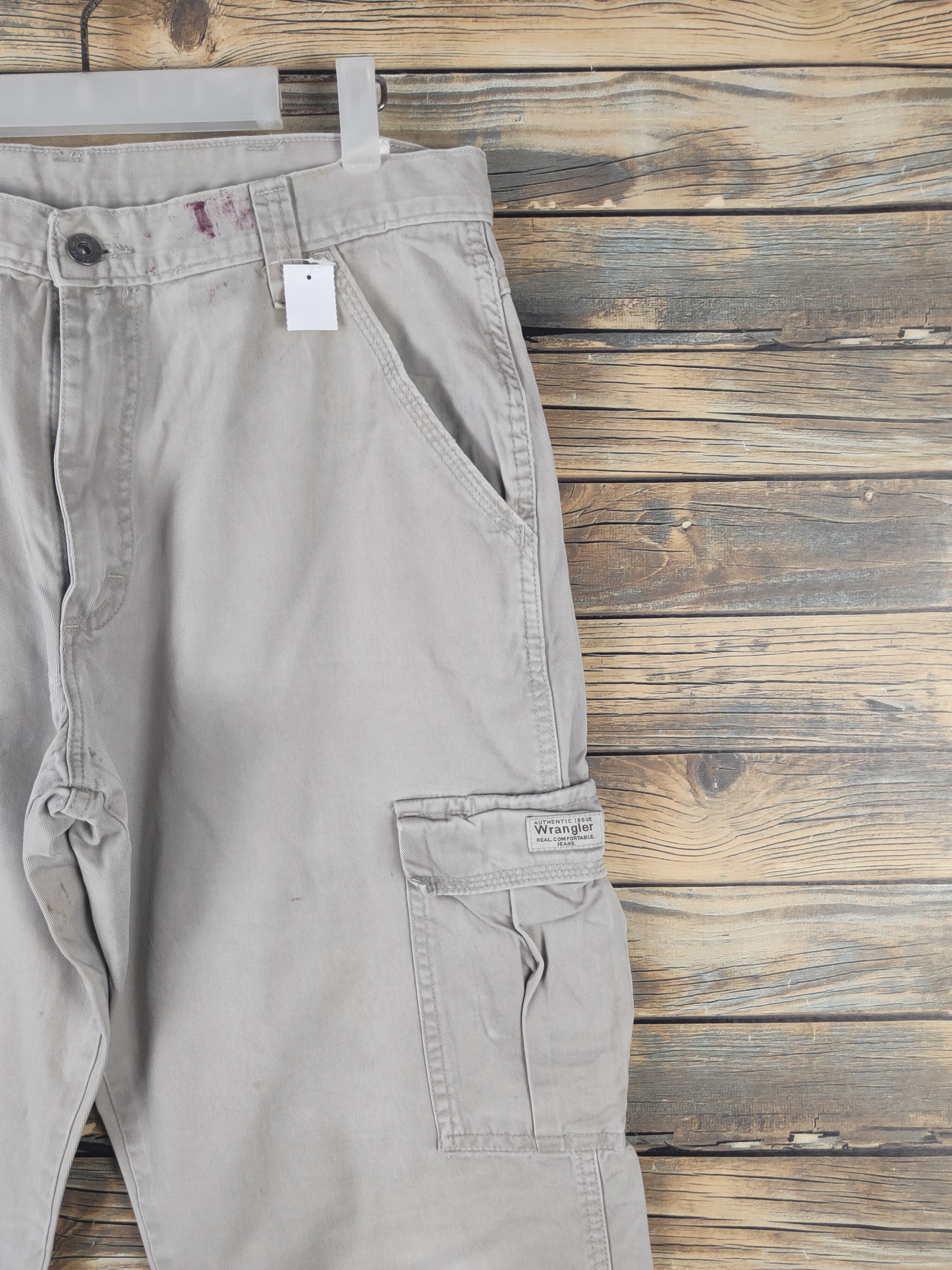 Wrangler DL Wrangler Gray Multipocket Tactical Cargo Pants #1792 Size US 34 / EU 50 - 6 Thumbnail