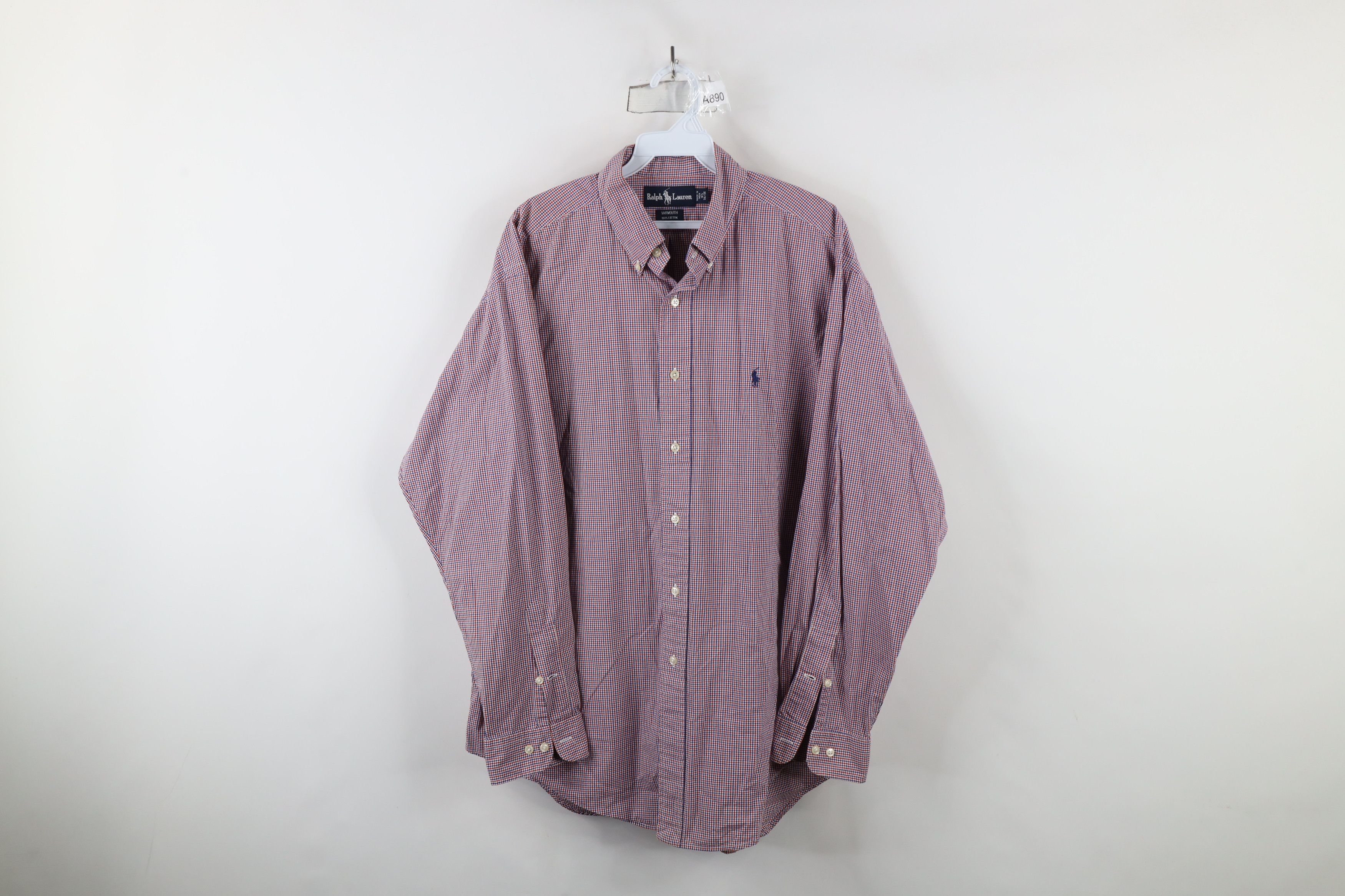 Polo Ralph Lauren Vintage 90s Ralph Lauren Yarmouth Collared Button Down Shirt Size US M / EU 48-50 / 2 - 1 Thumbnail