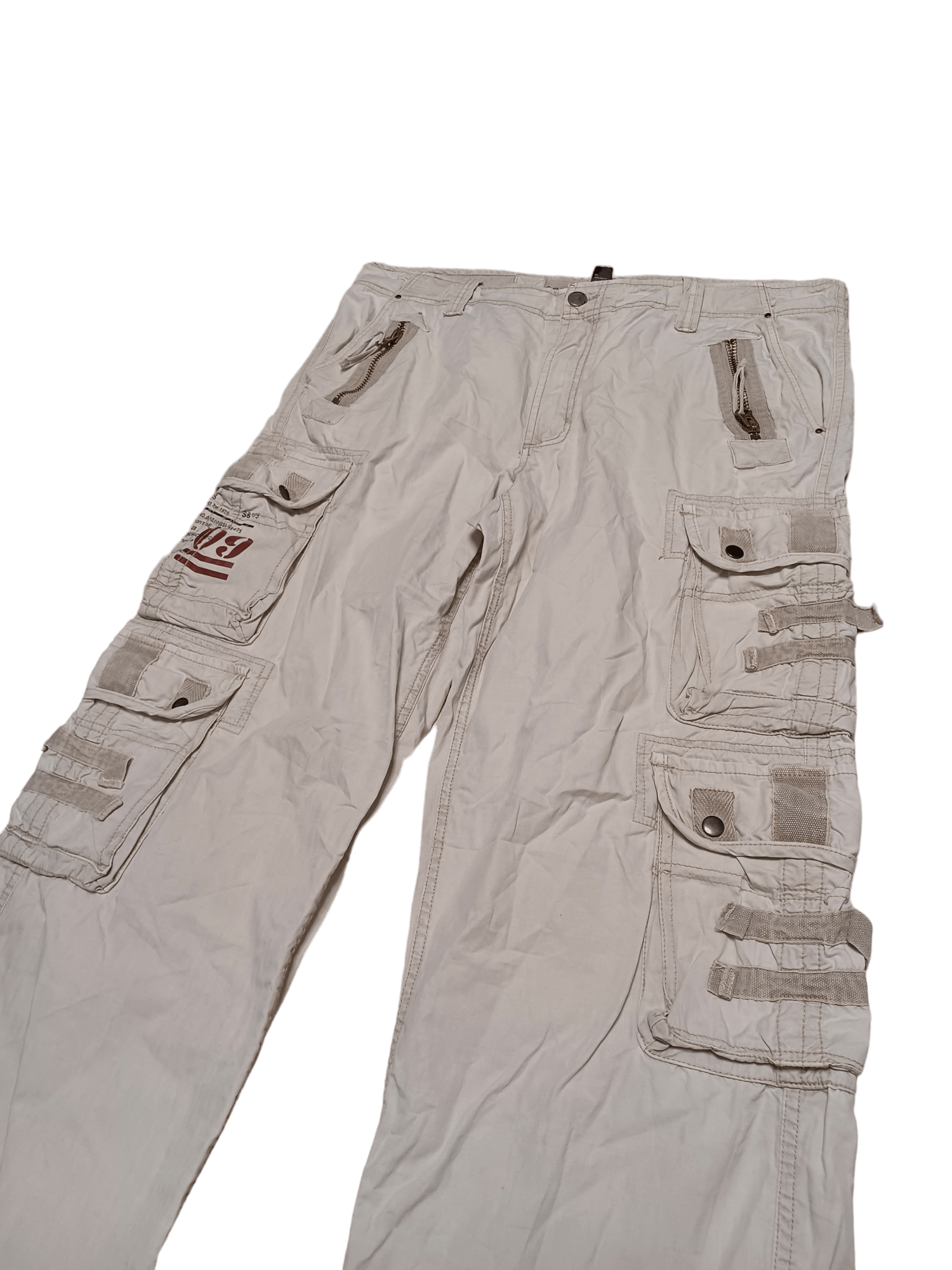 Japanese Brand FANTASTIC MULTIPOCKET CARGO MILITARY AVANTGARDE PANTS JPNS Size US 42 / EU 58 - 3 Thumbnail
