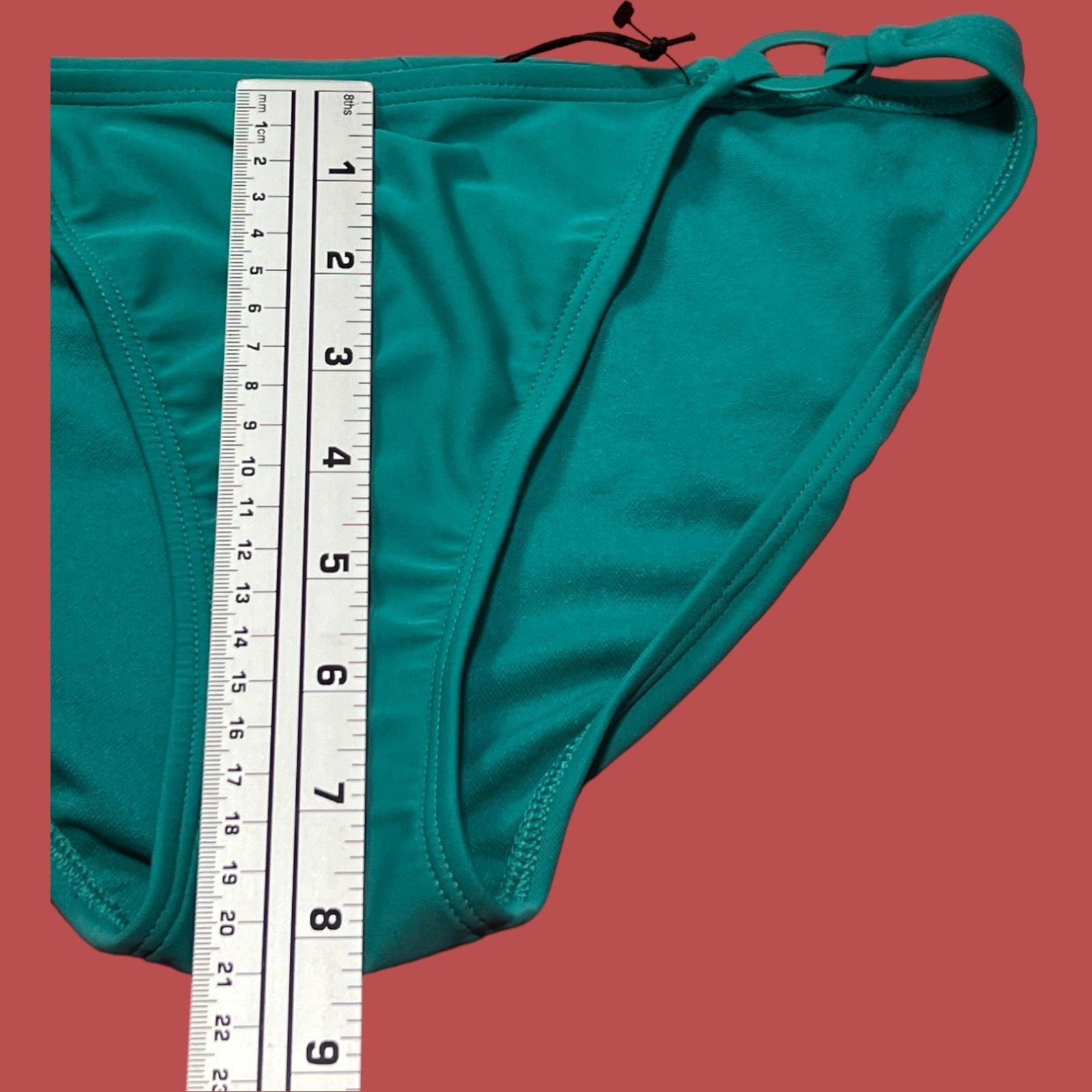 Other Shade & Shore - Women's Ring Detail Bikini Bottom - Green - Size ONE SIZE - 6 Thumbnail