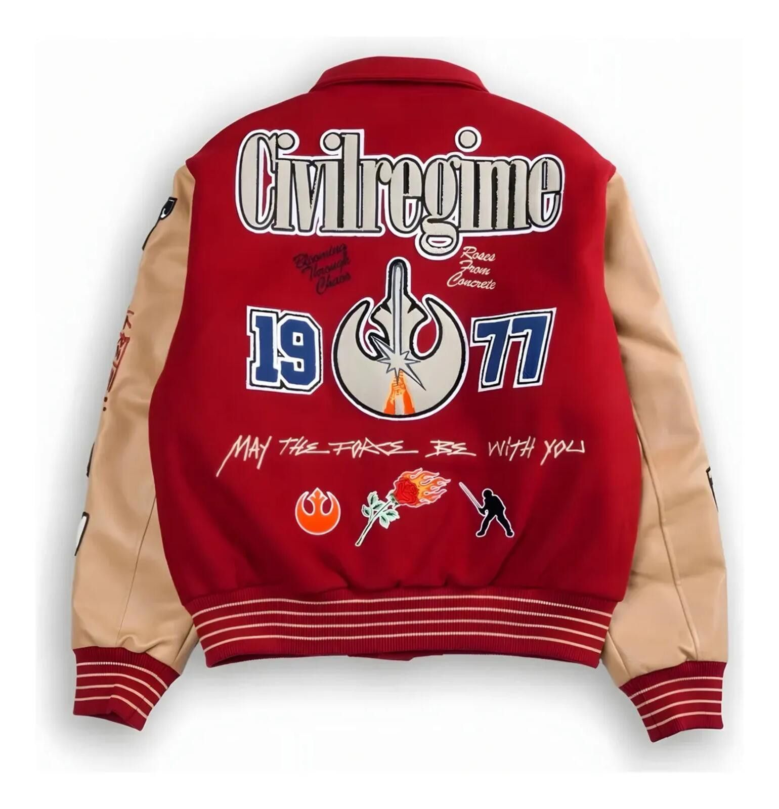 Civil Regime Civil Regime x Star Wars Rebellion Letterman Jacket Size US L / EU 52-54 / 3 - 2 Thumbnail
