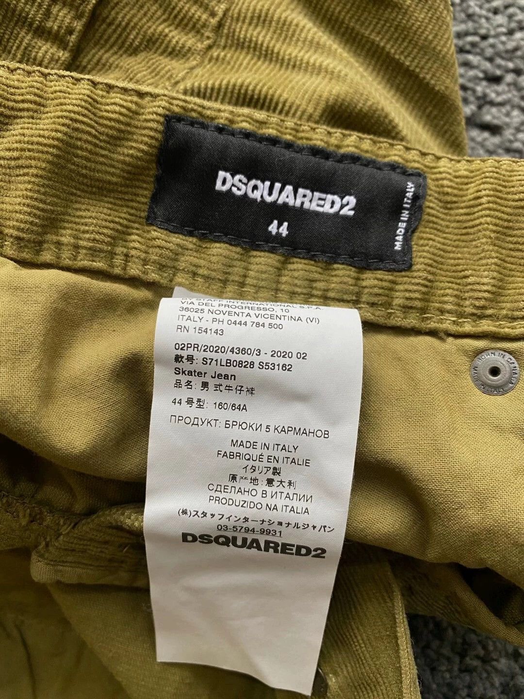 Dsquared2 Dsquared2 20FW SKATER Slim 9 Khaki 44 Size US 28 / EU 44 - 5 Thumbnail