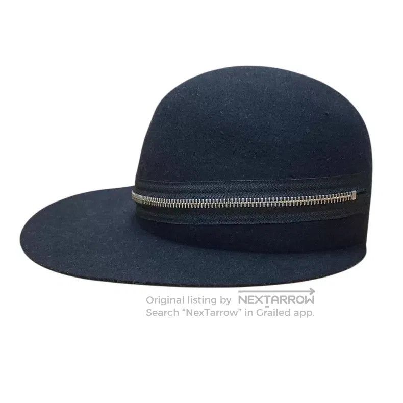 Yohji Yamamoto Yohji Yamamoto 20ss zipper deconstructed woolen hat Size ONE SIZE - 4 Thumbnail