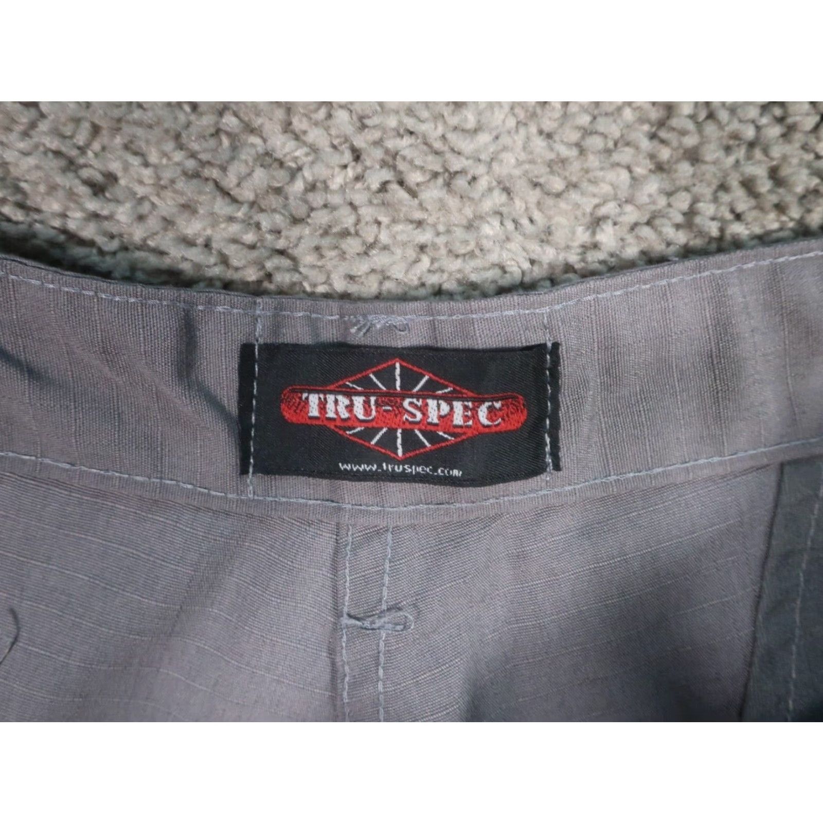 Vintage VINTAGE: No (omit) Tru Spec Cargo Pants Mens XL Gray Tactical RipStop Adjustable Waist & Inseam Size US 36 / EU 52 - 3 Thumbnail