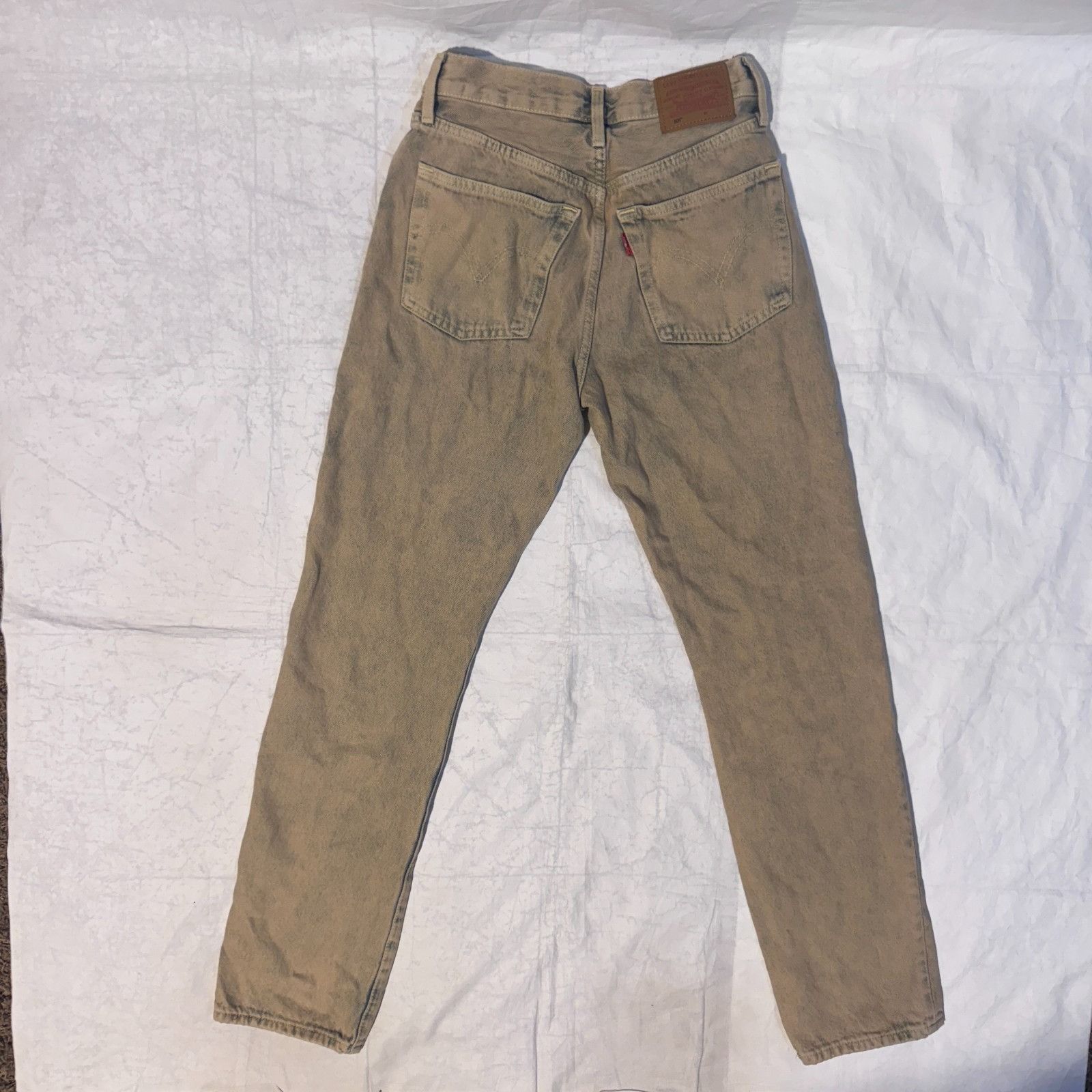 Levi's Levi's Premium 501 Women's Original Fit Cloudy Khaki - Mediu Size 24" / US 00 / IT 34 - 10 Thumbnail