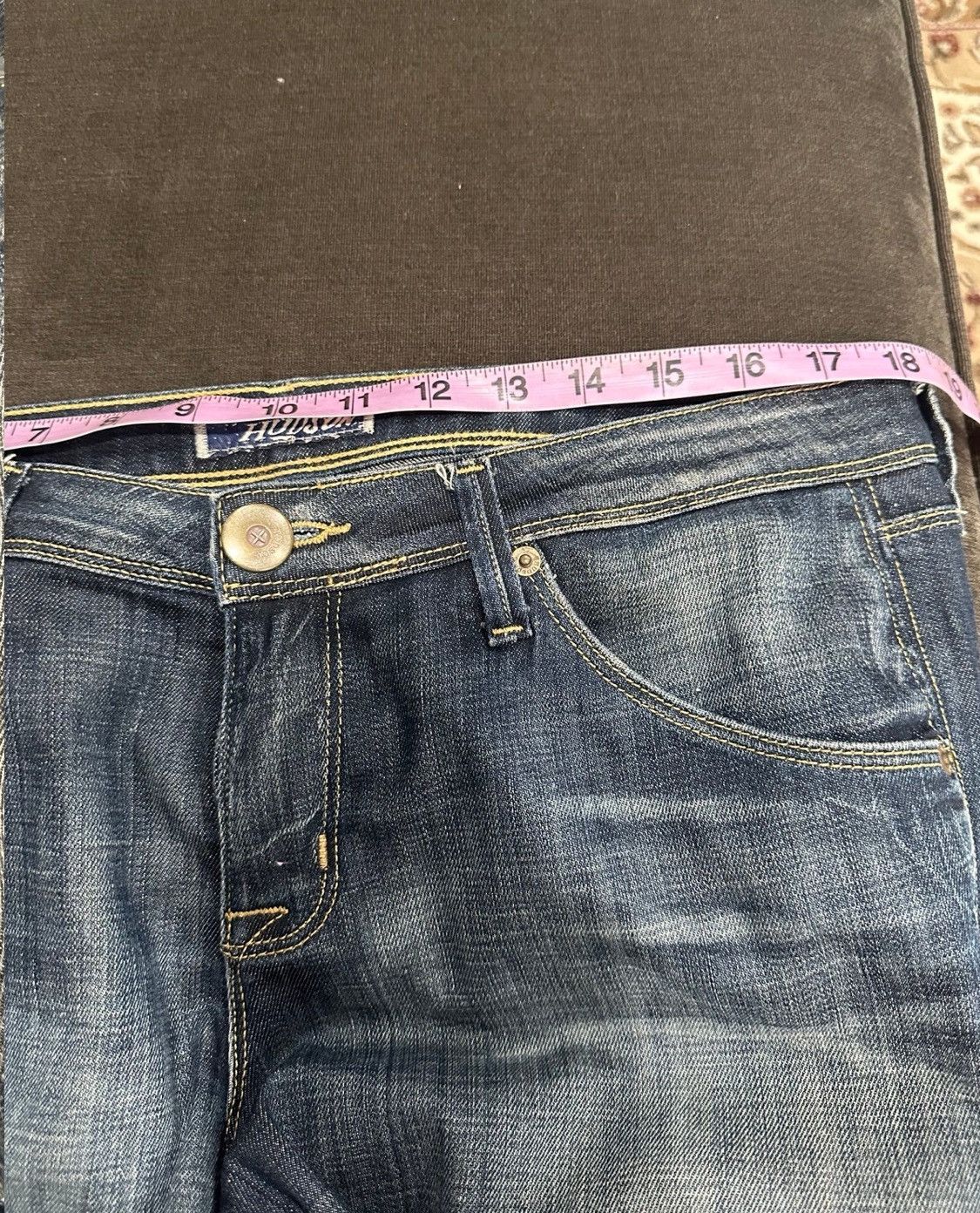 Hudson Excellent 100% HUDSON flap pocket jeans size 32 Size 32" / US 10 / IT 46 - 5 Thumbnail