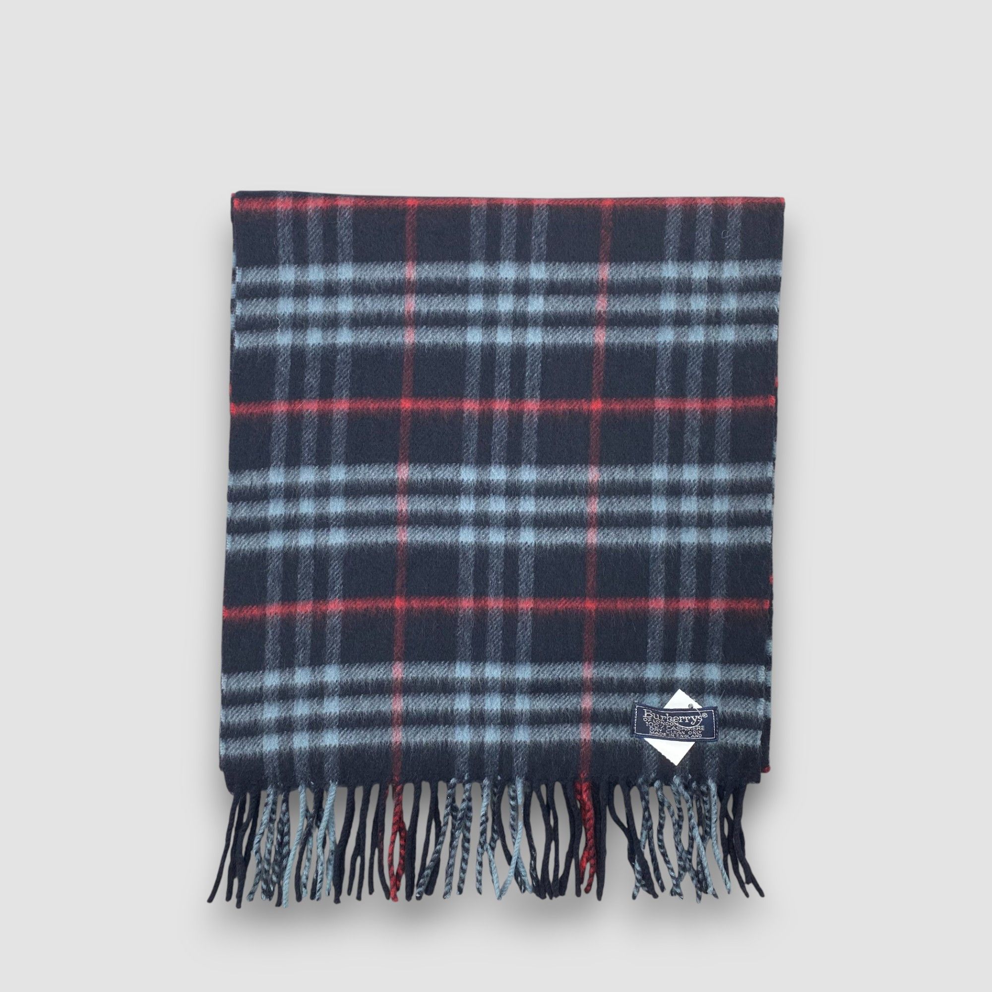 Burberry Vintage Burberry Scarf Muffler Cashmere Nova Check Scarves Size ONE SIZE - 2 Thumbnail