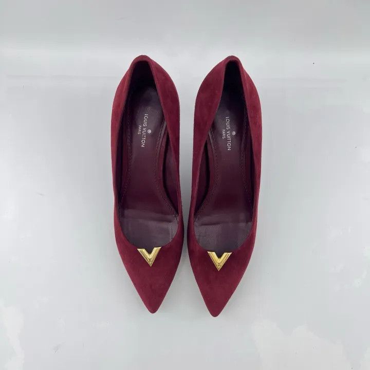 Louis Vuitton Louis Vuitton Red Pointed Toe Heels -2508 Size US 6 / IT 36 - 2 Thumbnail