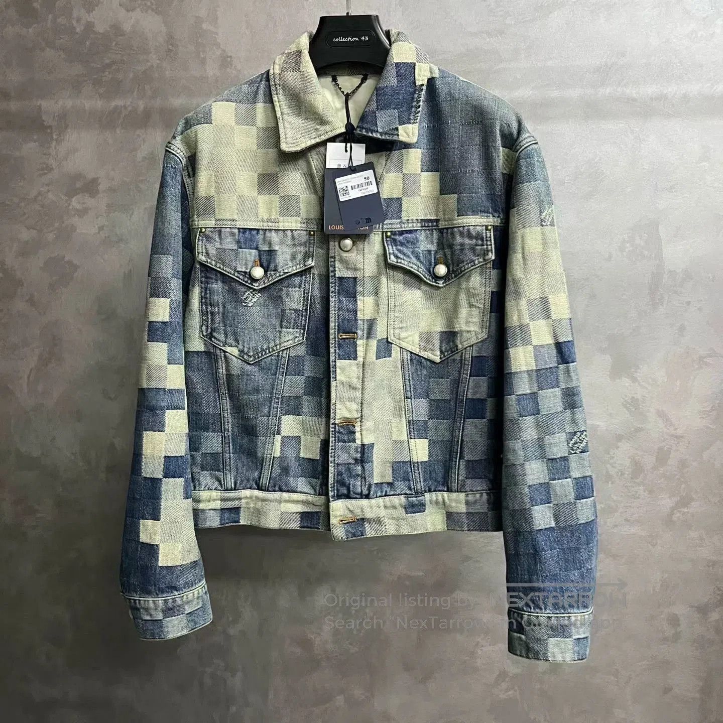 Louis Vuitton louis vuitton blue patterned denim jacket. Size US L / EU 52-54 / 3 - 1 Thumbnail