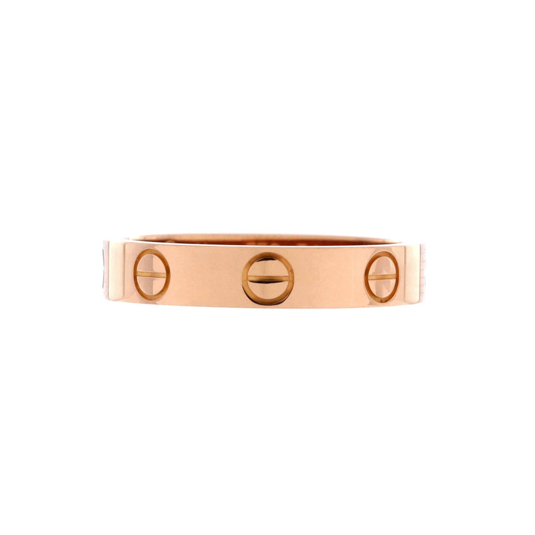 Cartier Love Wedding Band Ring Size ONE SIZE - 1 Thumbnail