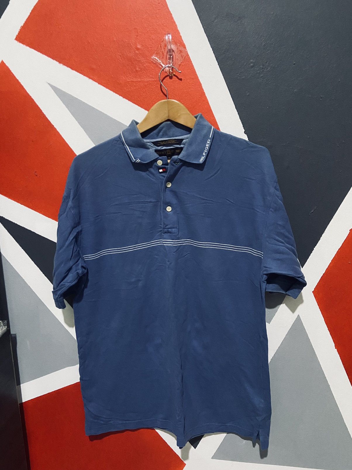 Tommy Hilfiger Vintage Tommy Hilfiger Polo Tee Size US L / EU 52-54 / 3 - 1 Thumbnail