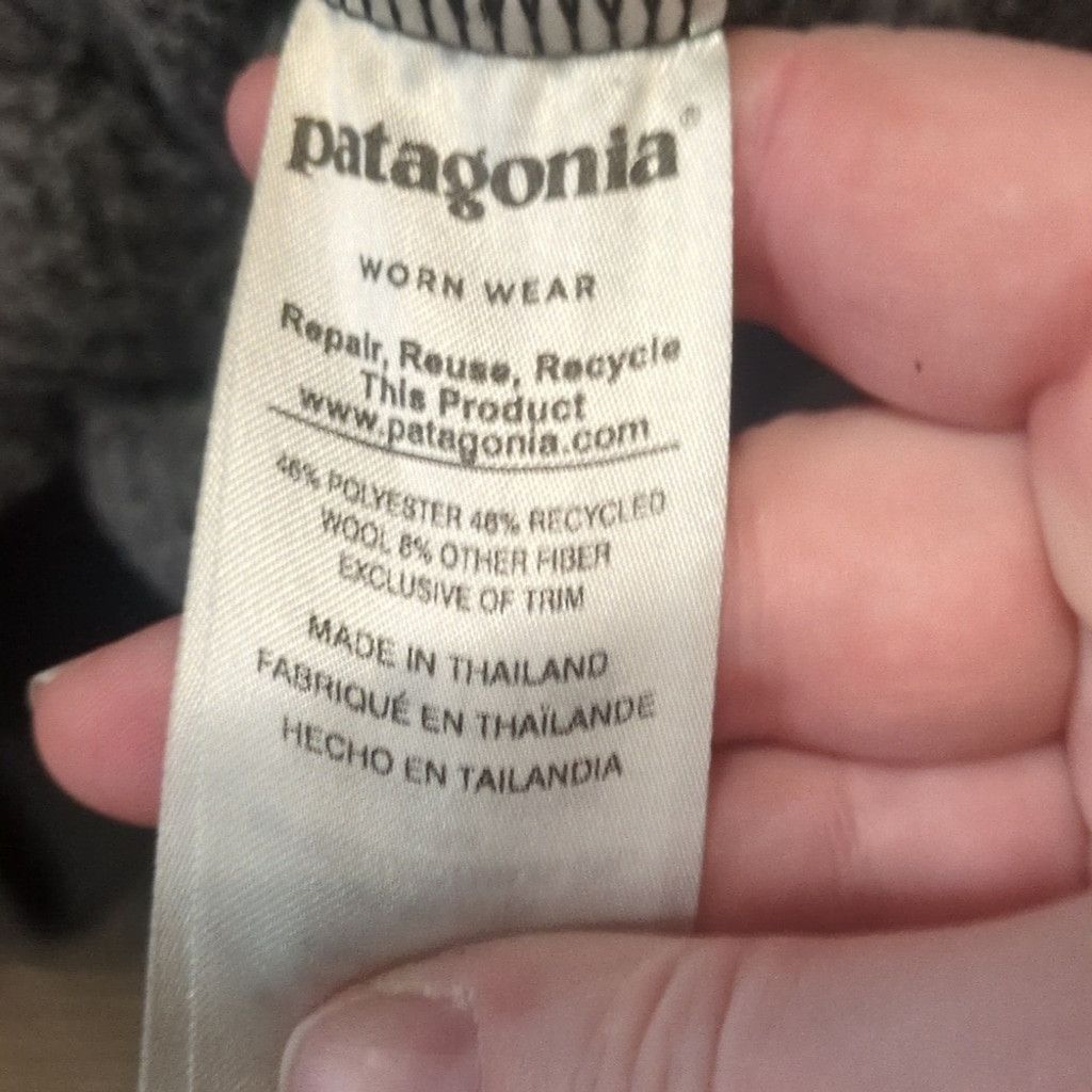 Patagonia Patagonia gray woolyester fleece pullover size XS Size XS / US 0-2 / IT 36-38 - 5 Thumbnail