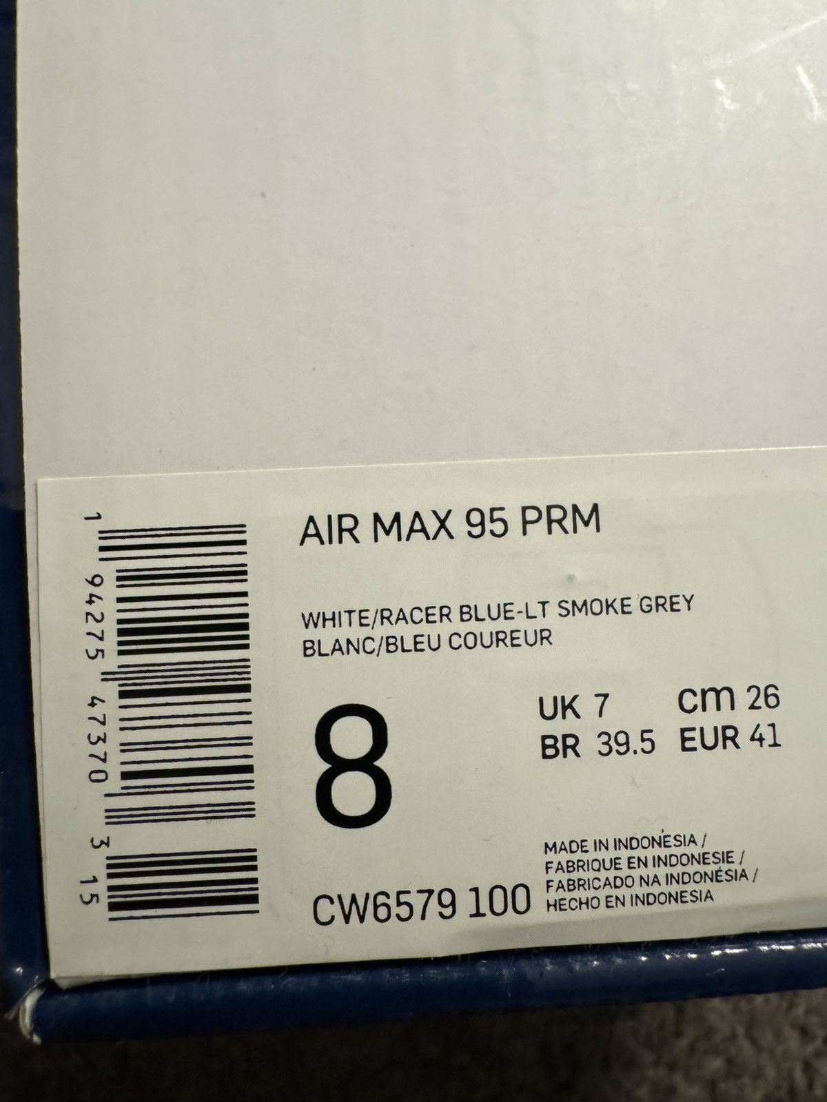 Nike NIKE AIR MAX 95 PRM Size US 8 / EU 41 - 9 Thumbnail
