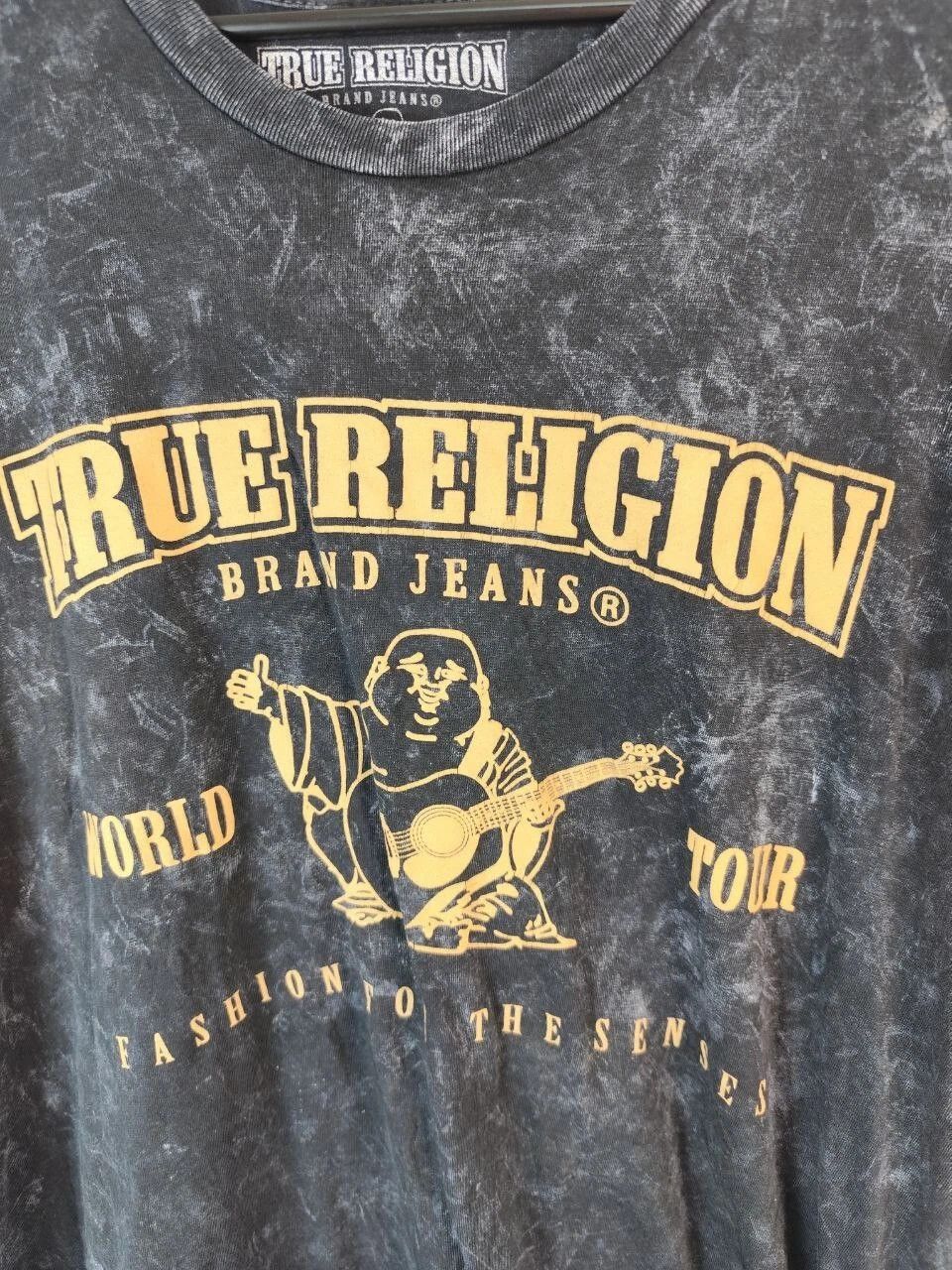 True Religion True Religion Japanese Brand Jeans Short Sleeve T Shirt L Size US L / EU 52-54 / 3 - 6 Thumbnail