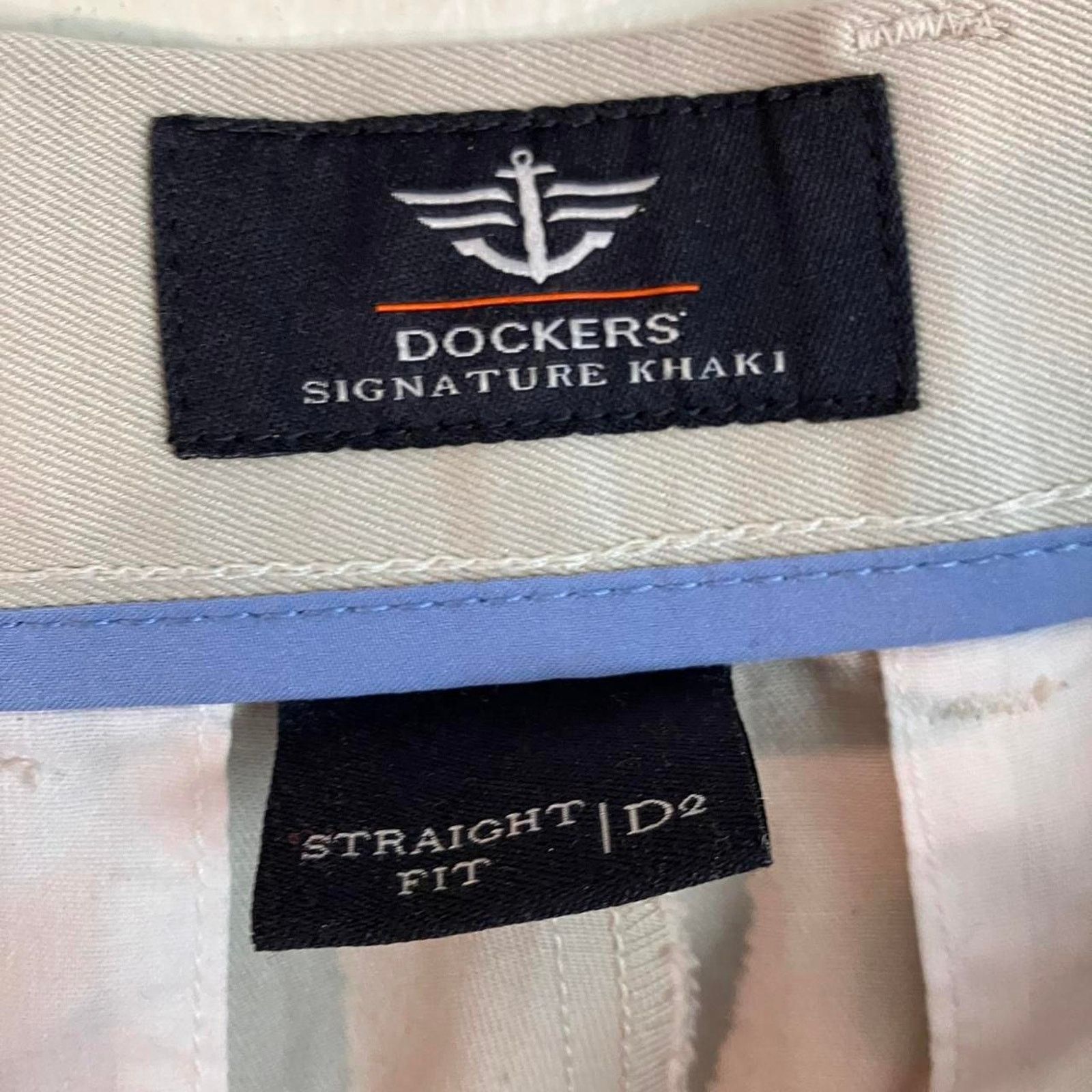 Dockers Dockers Signature Khaki Straight Fit D2 Slacks Chino Pants Size US 33 - 3 Thumbnail