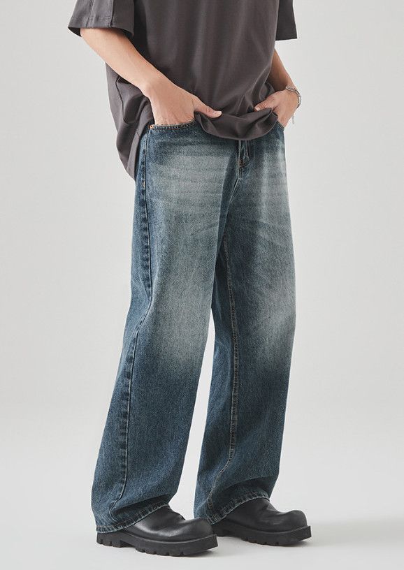Vintage American High-Street Retro Men's Loose Straight-Leg Jeans Size US 32 / EU 48 - 3 Thumbnail