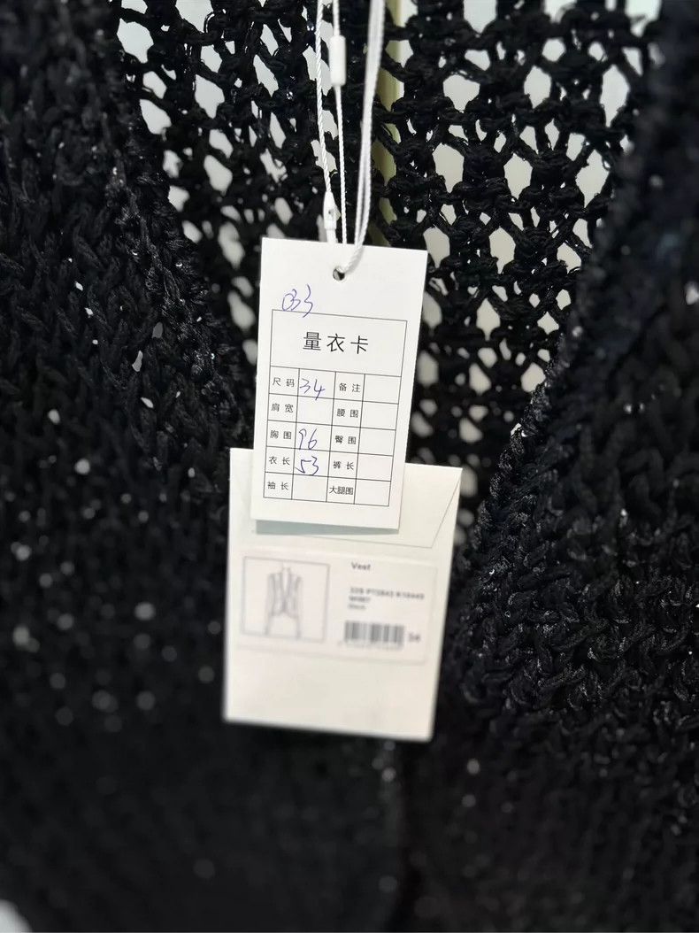 Chanel Chanel 22s black hollow vest Size XXS / US 00 / IT 34 - 6 Thumbnail