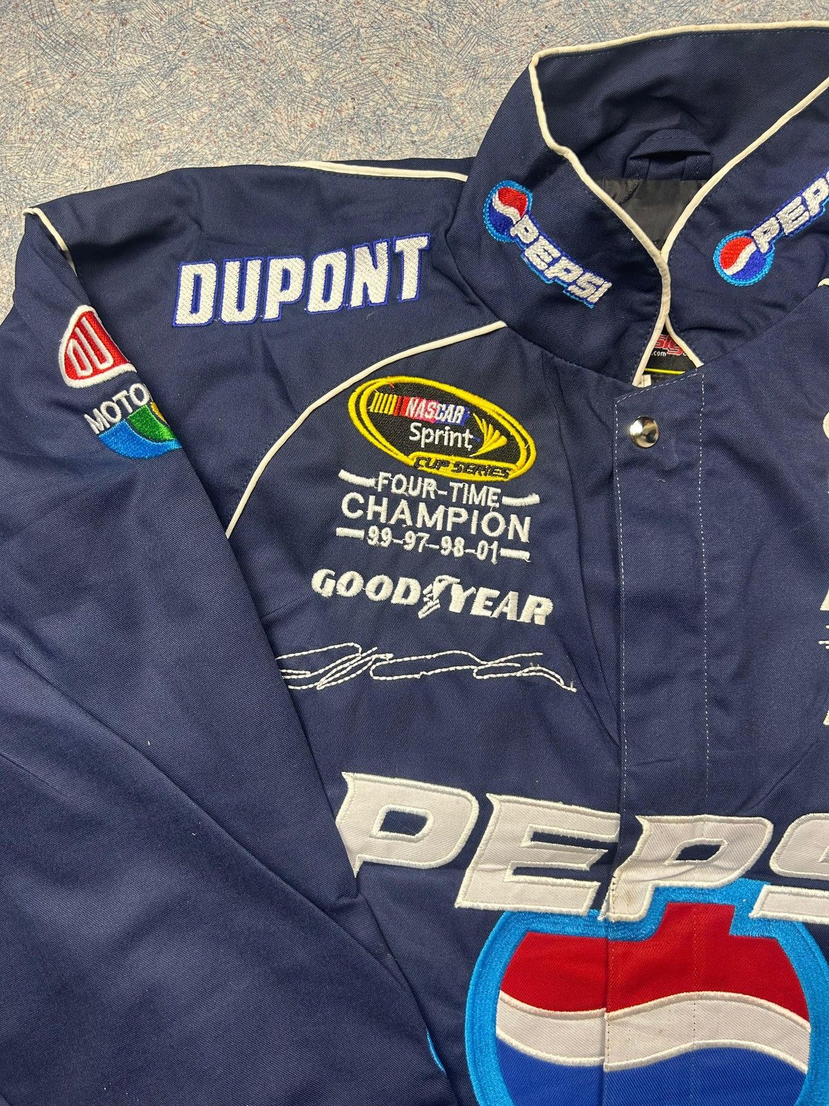 NASCAR Vintage Pepsi NASCAR Racing Jacket Y2K Size US L / EU 52-54 / 3 - 3 Thumbnail