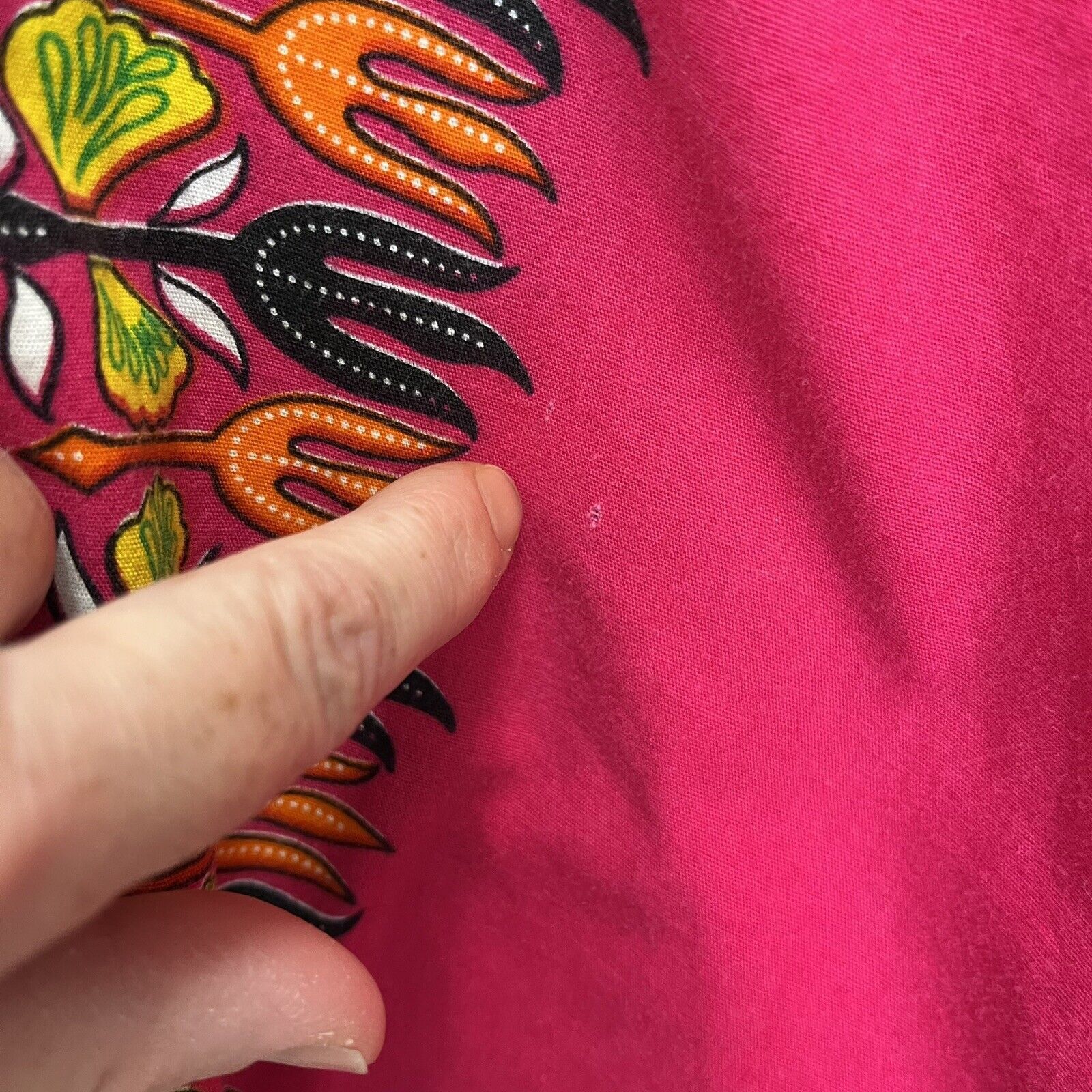 Tribal Streetwear × Vintage Fun Wear | Vintage African Tribal Dashiki XL Pink Pockets Size XL / US 12-14 / IT 48-50 - 7 Thumbnail