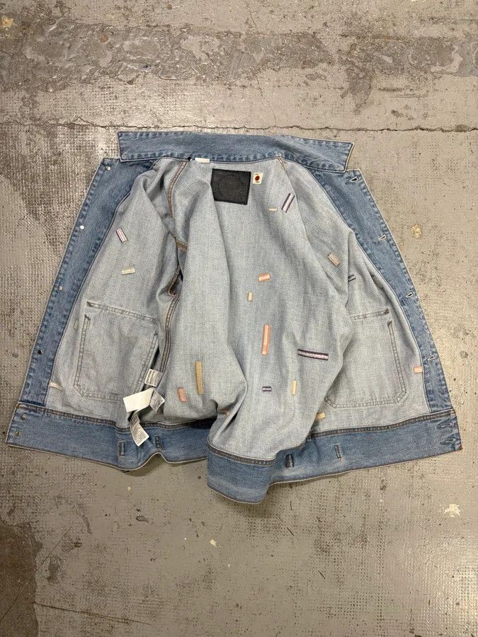 Levi's Kenzo Levi’s Embroided Blue Denim Jacket Size US M / EU 48-50 / 2 - 7 Thumbnail