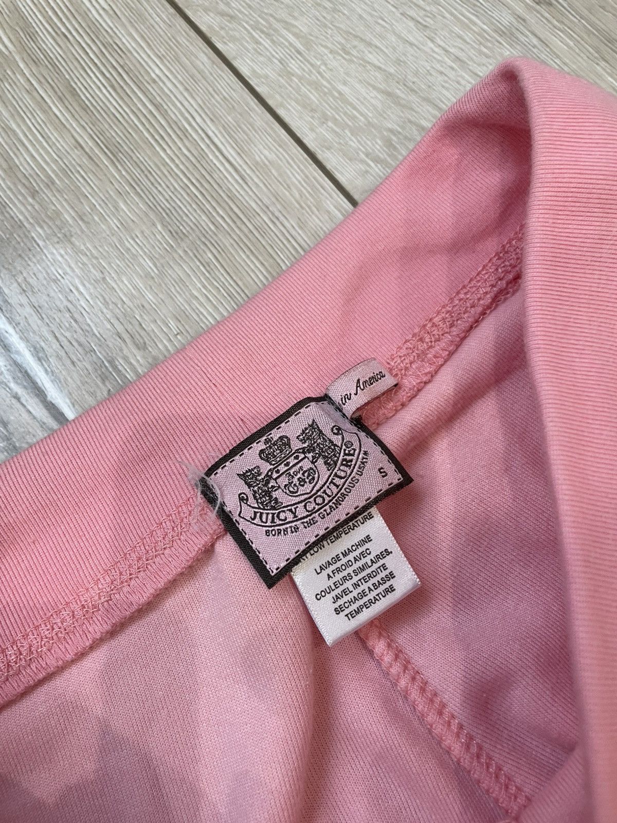 Juicy Couture Y2K Vintage Juicy Couture Pants Women Size S Pink Velvet Size 25" / US 0 / IT 36 - 4 Thumbnail