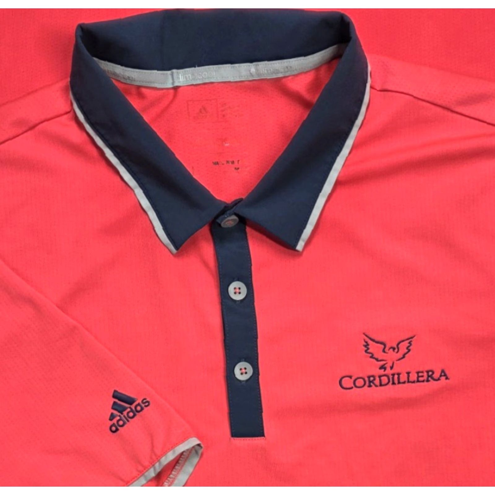 Adidas Adidas Climacool Golf Polo Shirt Mens L Pink Short Sleeve Cordillera Size US L / EU 52-54 / 3 - 2 Thumbnail