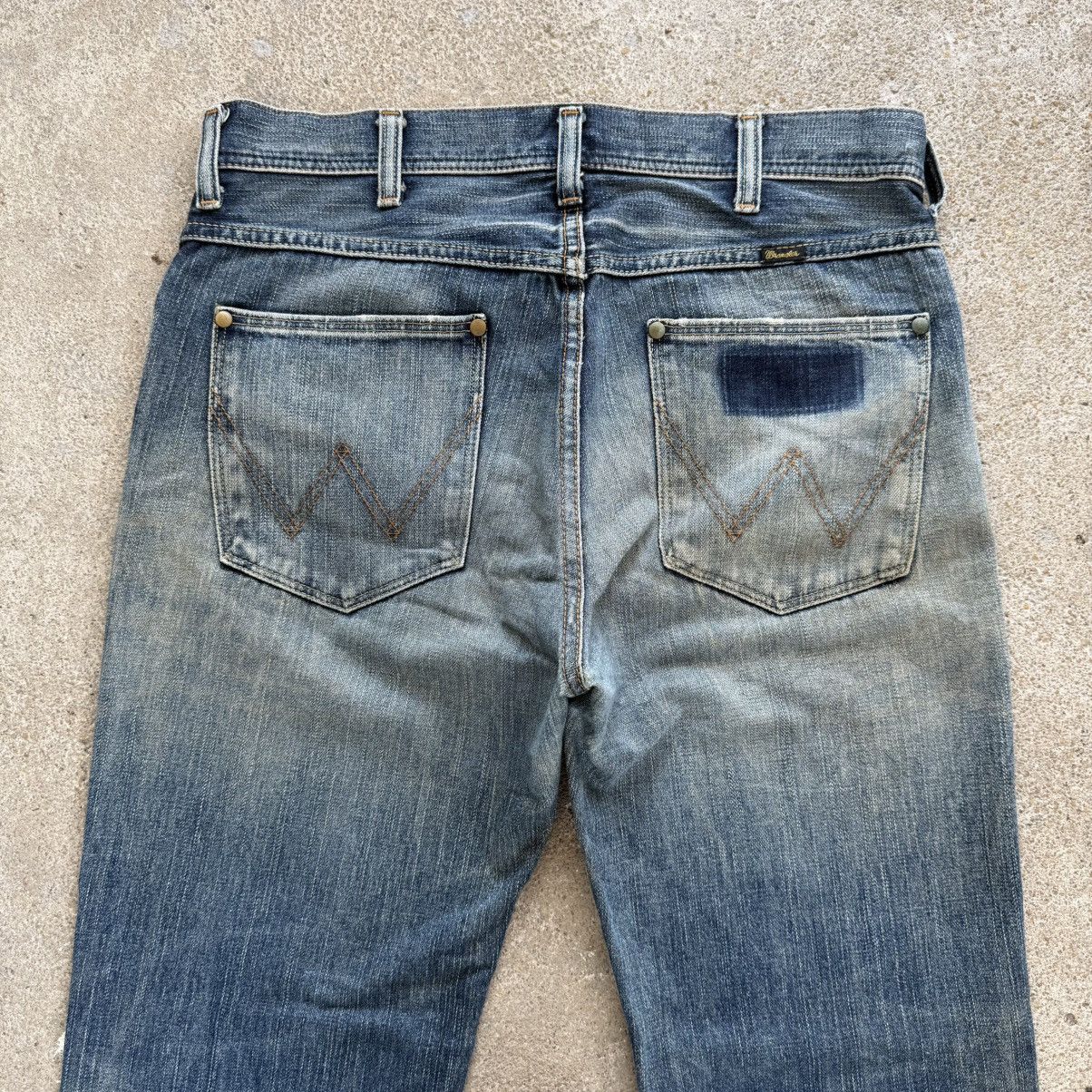 Wrangler VINTAGE WRANGLER FADED JEAN DENIM PANTS Size US 35 - 7 Thumbnail