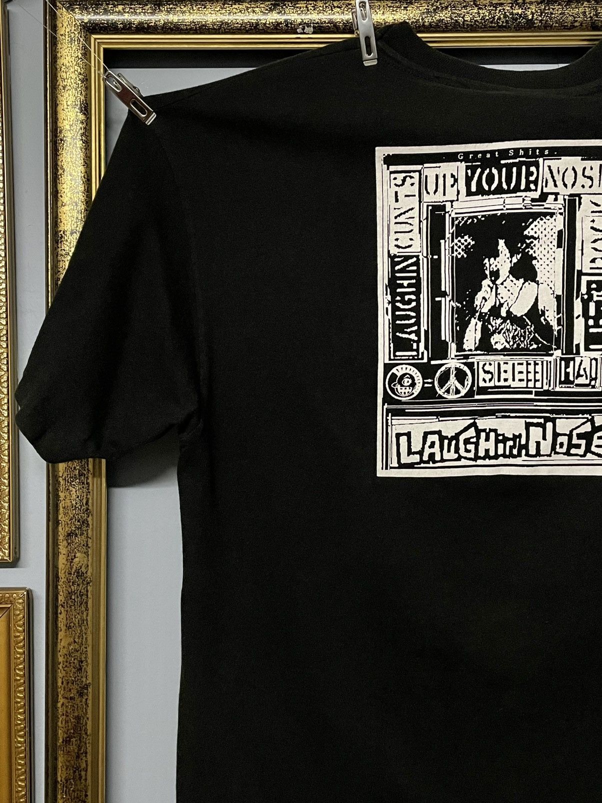 Vintage Vintage 90s Laughin Nose Cunts Up Og Punk Japan Band Tshirt Size US L / EU 52-54 / 3 - 9 Thumbnail