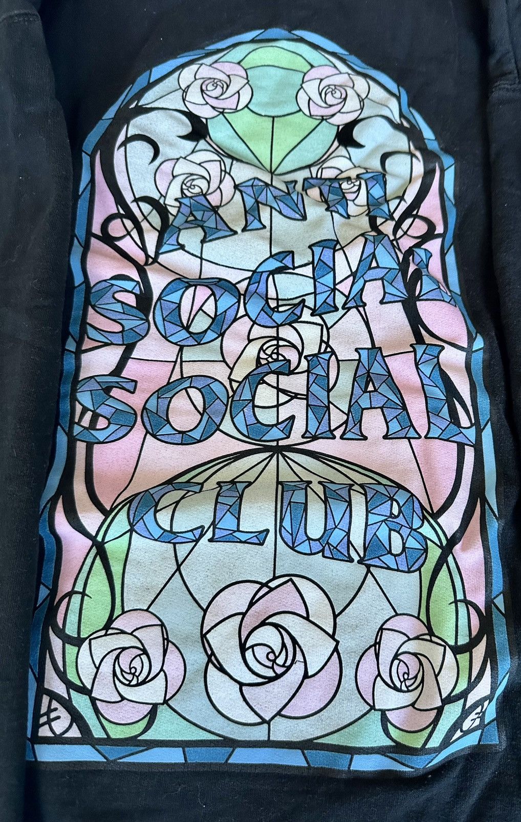 Anti Social Social Club ASSC Hoodie “Love Stain” sz L Size US L / EU 52-54 / 3 - 1 Thumbnail