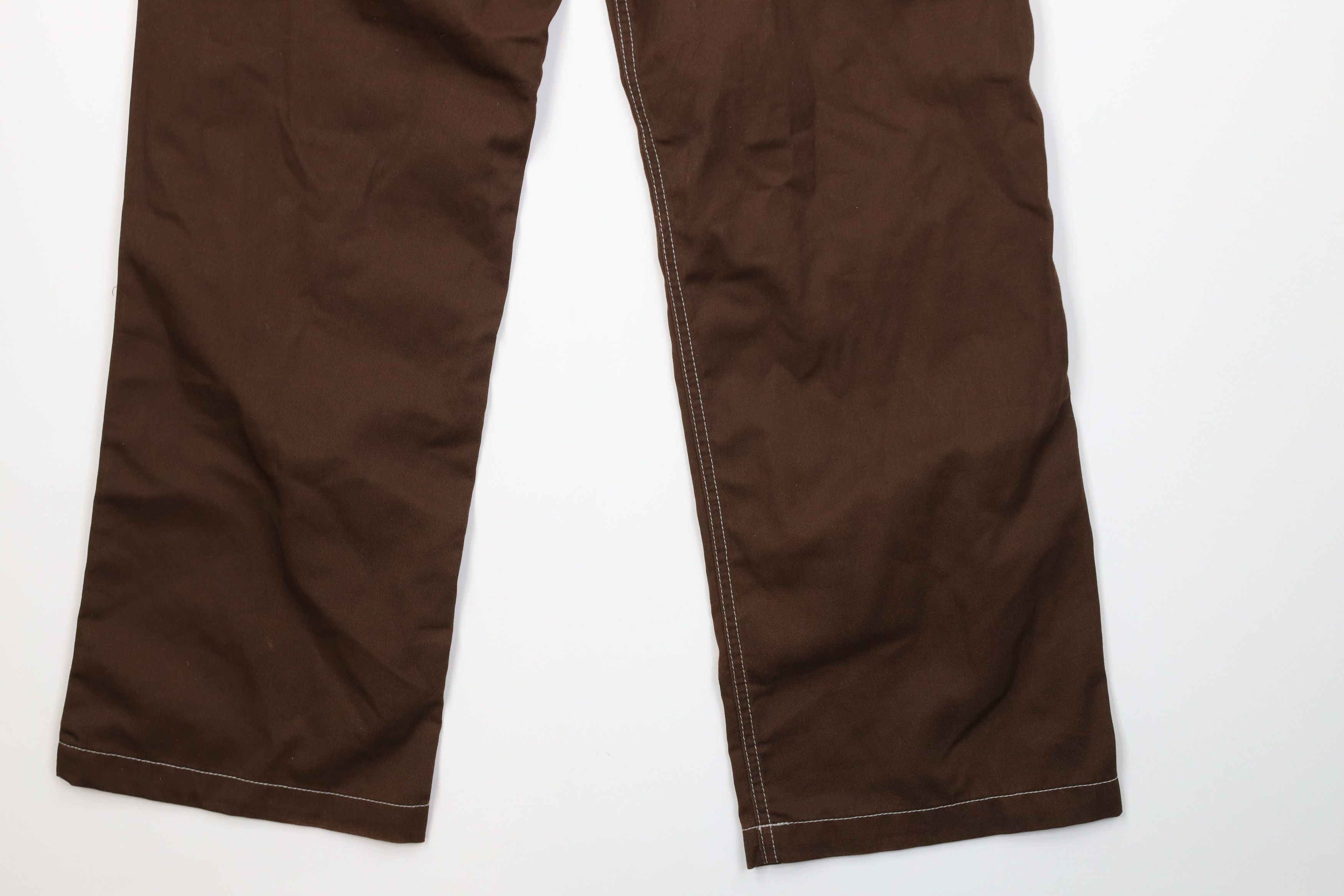 Vintage Vintage 90s Y2K Kikwear Wide Leg Skateboard Pants Brown USA Size US 34 / EU 50 - 13 Thumbnail
