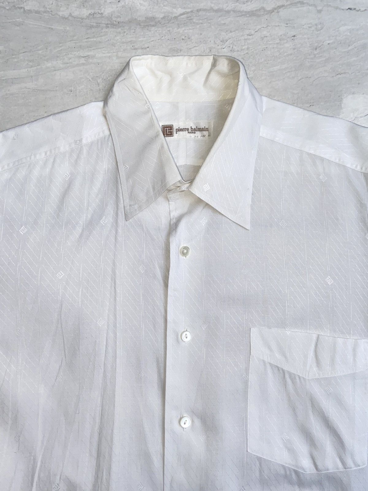 Pierre Balmain PIERRE BALMAIN White Shirt Size US S / EU 44-46 / 1 - 10 Thumbnail