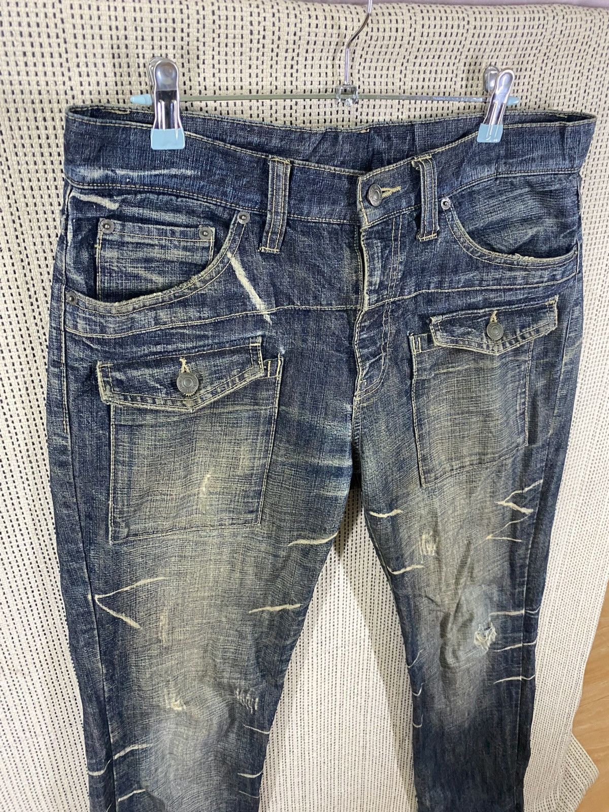 PPFM PPFM Distressed Jeans – VERY RARE ARCHIVE Size US 34 / EU 50 - 2 Thumbnail
