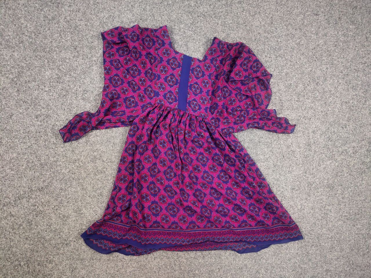Anna Sui Anna Sui Design Mixed Art Silk Dress dolman sleeve Tunik Size M / US 6-8 / IT 42-44 - 10 Thumbnail