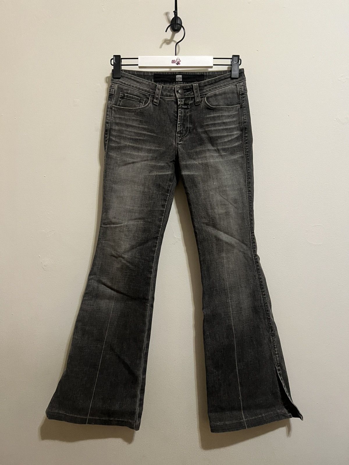 Marithe + Francois Girbaud Marithe + Francois Girbaud Charcoal flare jeans Size 26" / US 2 / IT 38 - 1 Thumbnail